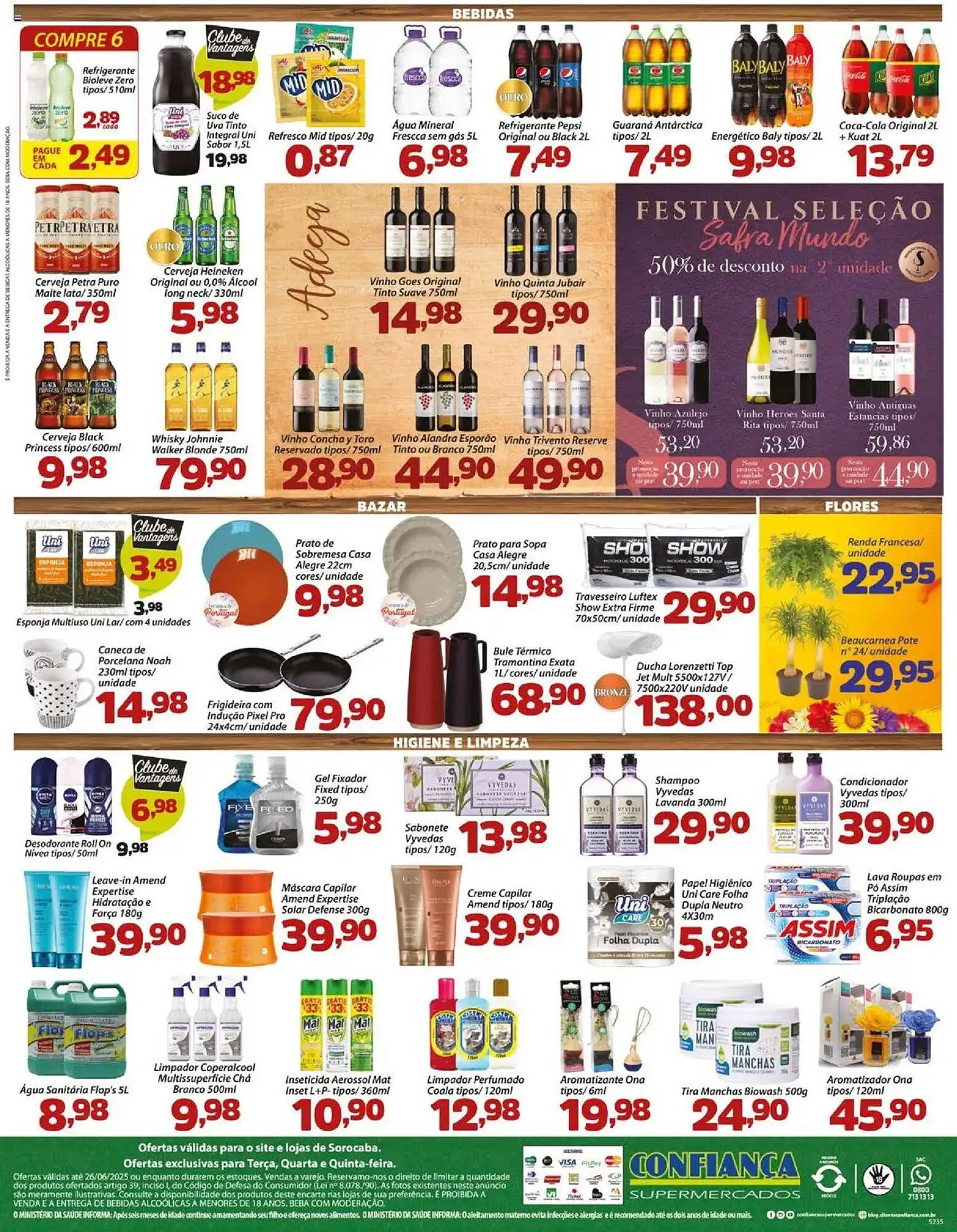 Encarte de Catálogo Confiança Supermercados 24 de junho até 26 de junho 2025 - Pagina 4