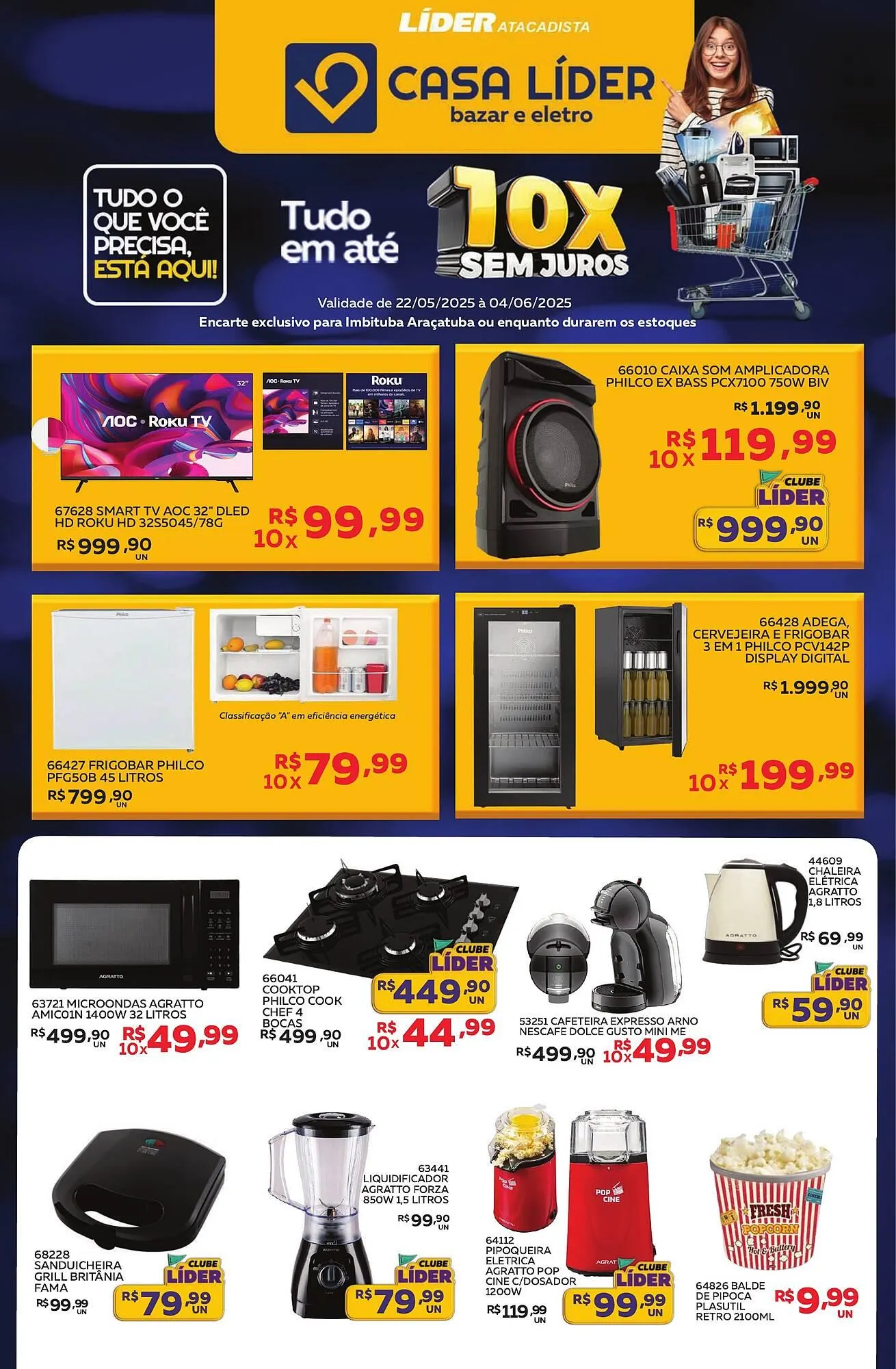 Encarte de Catálogo Lider Atacadista 22 de maio até 4 de junho 2025 - Pagina 1