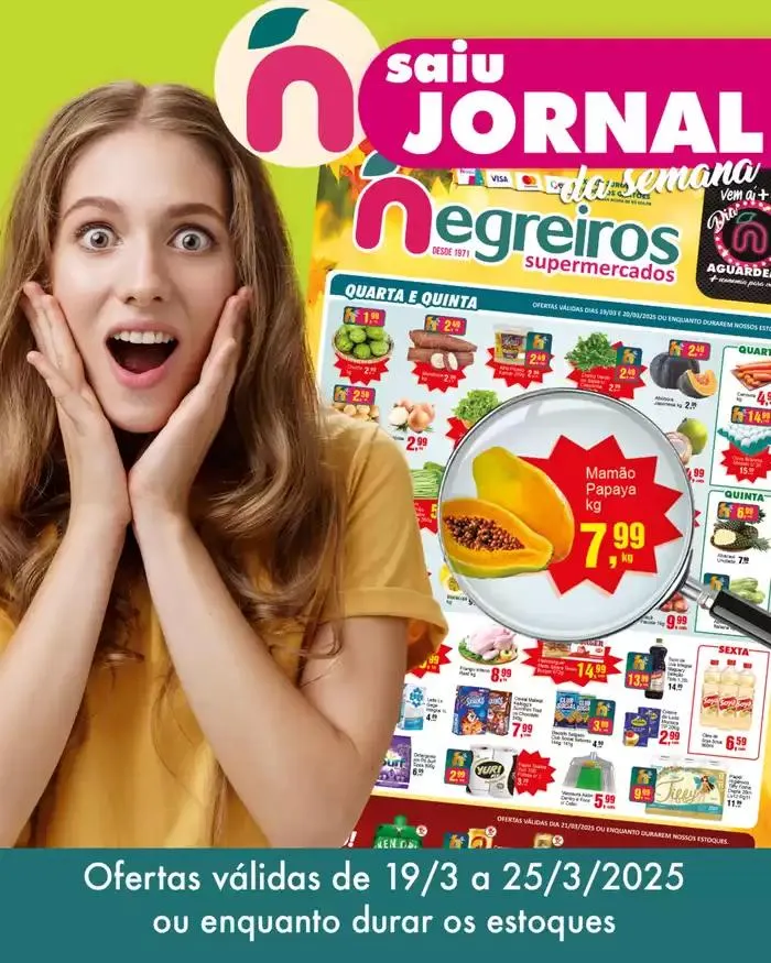 Encarte de Encarte Negreiros Supermercados 19 de março até 21 de março 2025 - Pagina 2