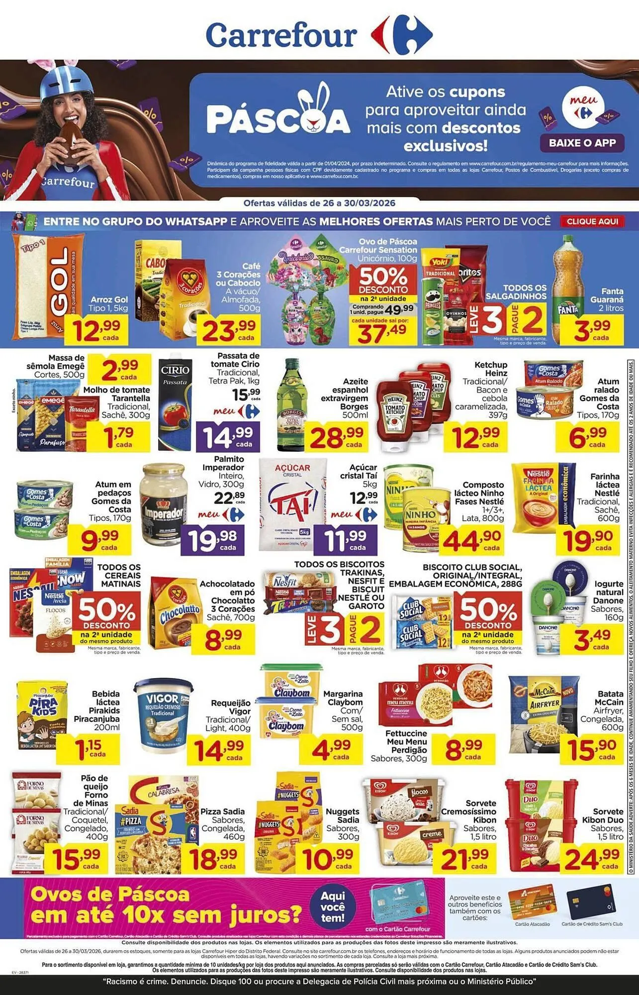 Encarte de Folheto Carrefour 26 de março até 30 de março 2026 - Pagina 1