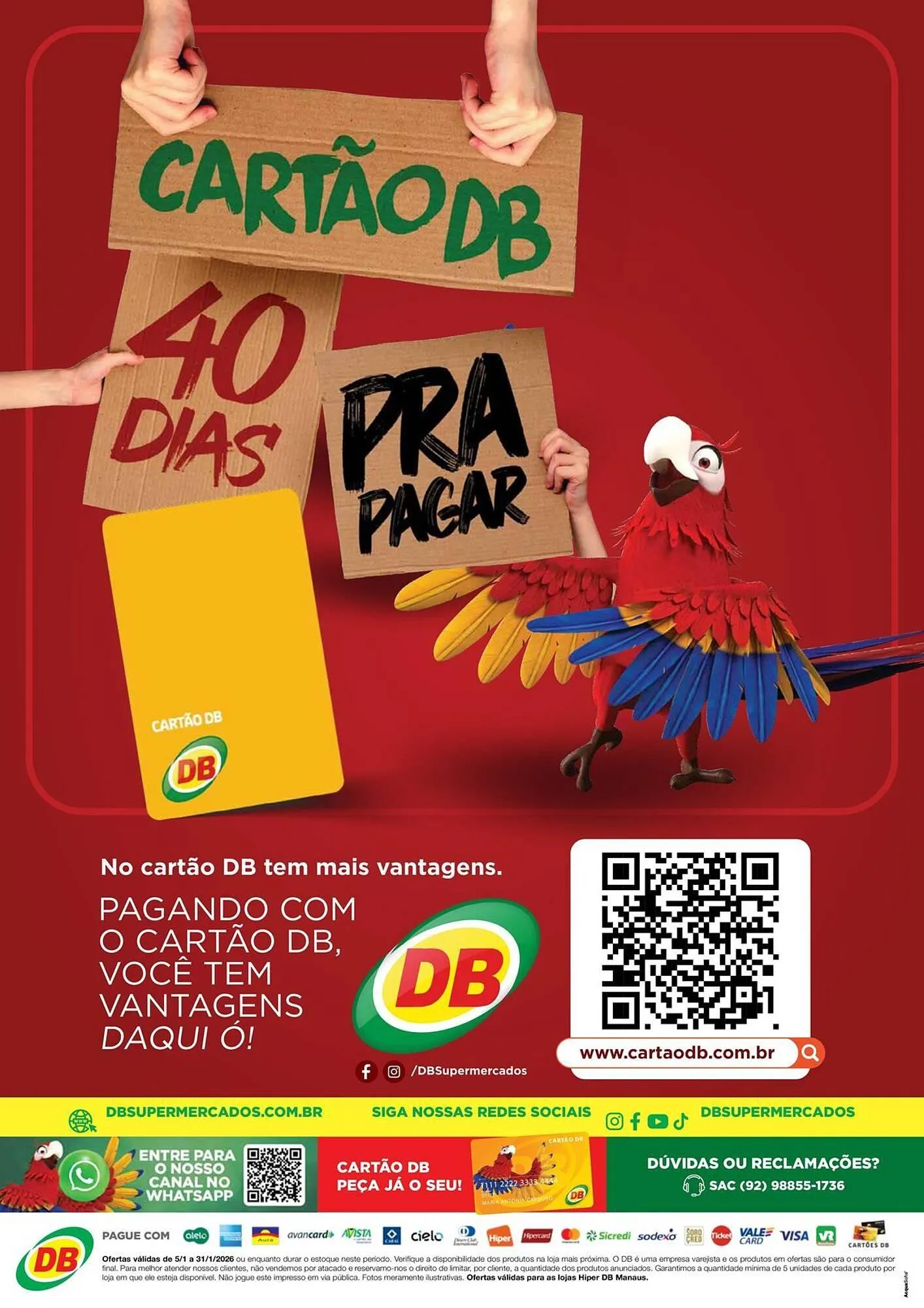 Encarte de Catálogo DB Supermercados 13 de janeiro até 31 de janeiro 2026 - Pagina 20