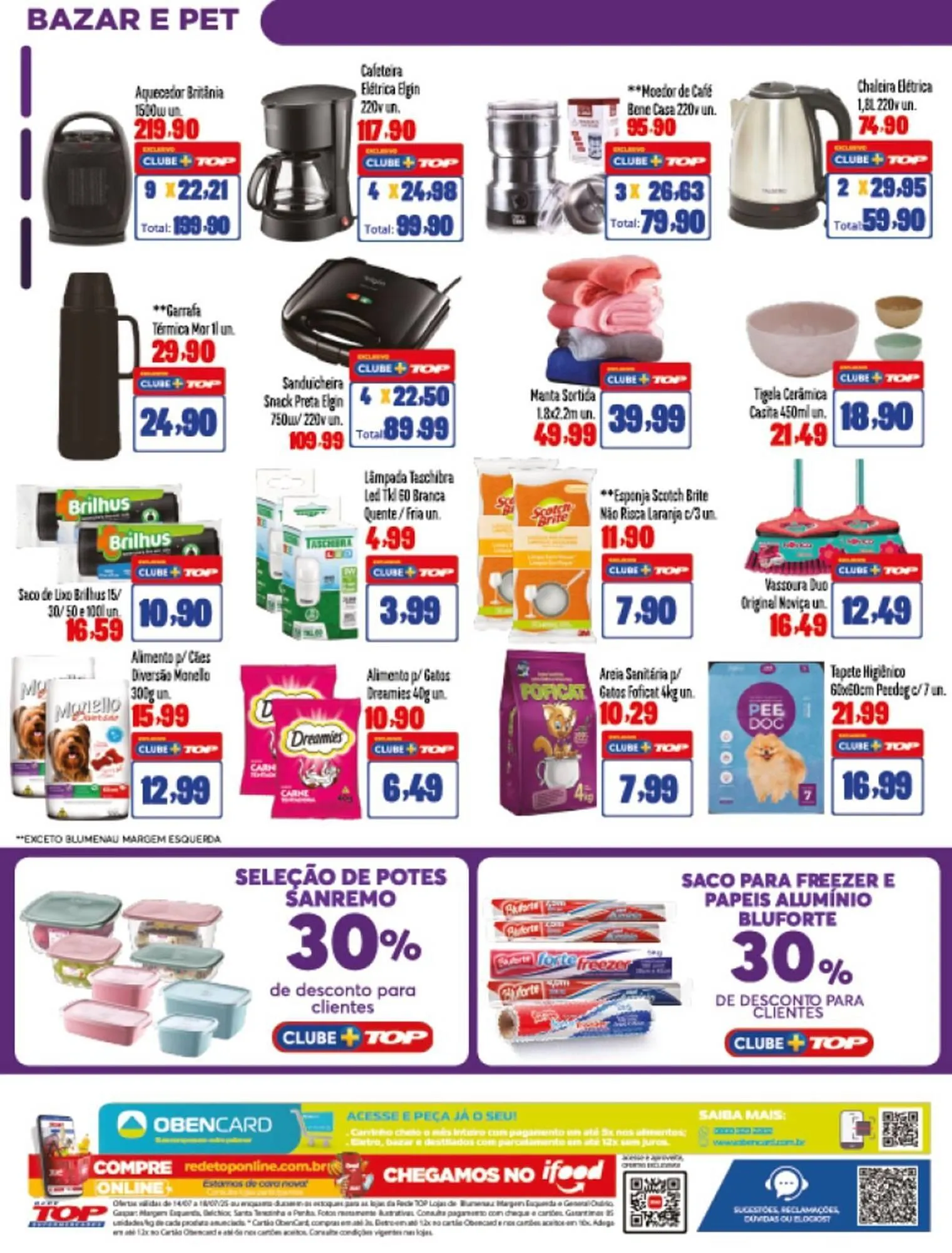 Encarte de Catálogo Rede Top 14 de julho até 18 de julho 2025 - Pagina 7