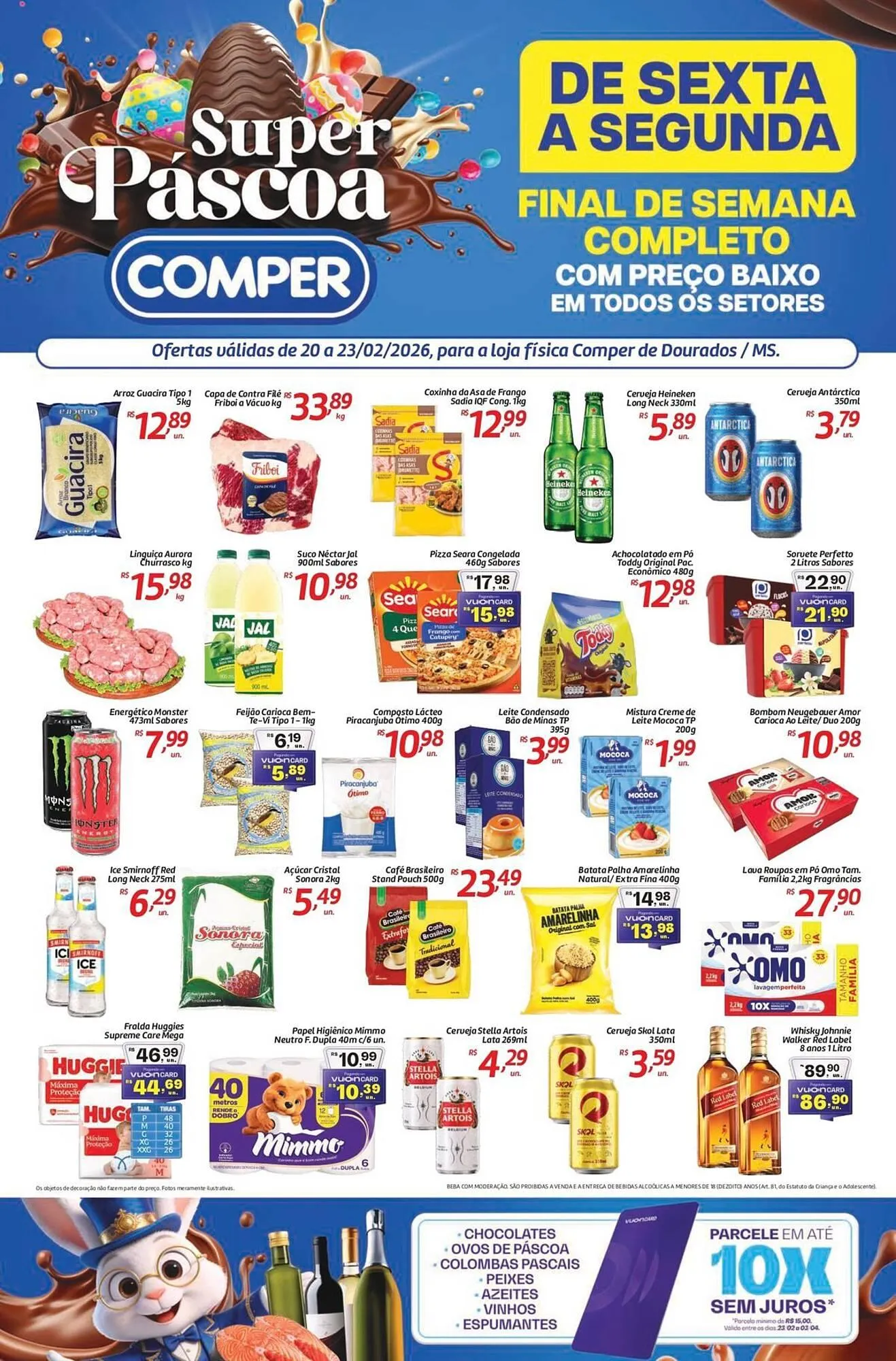 Encarte de Folheto Comper 20 de fevereiro até 23 de fevereiro 2026 - Pagina 1