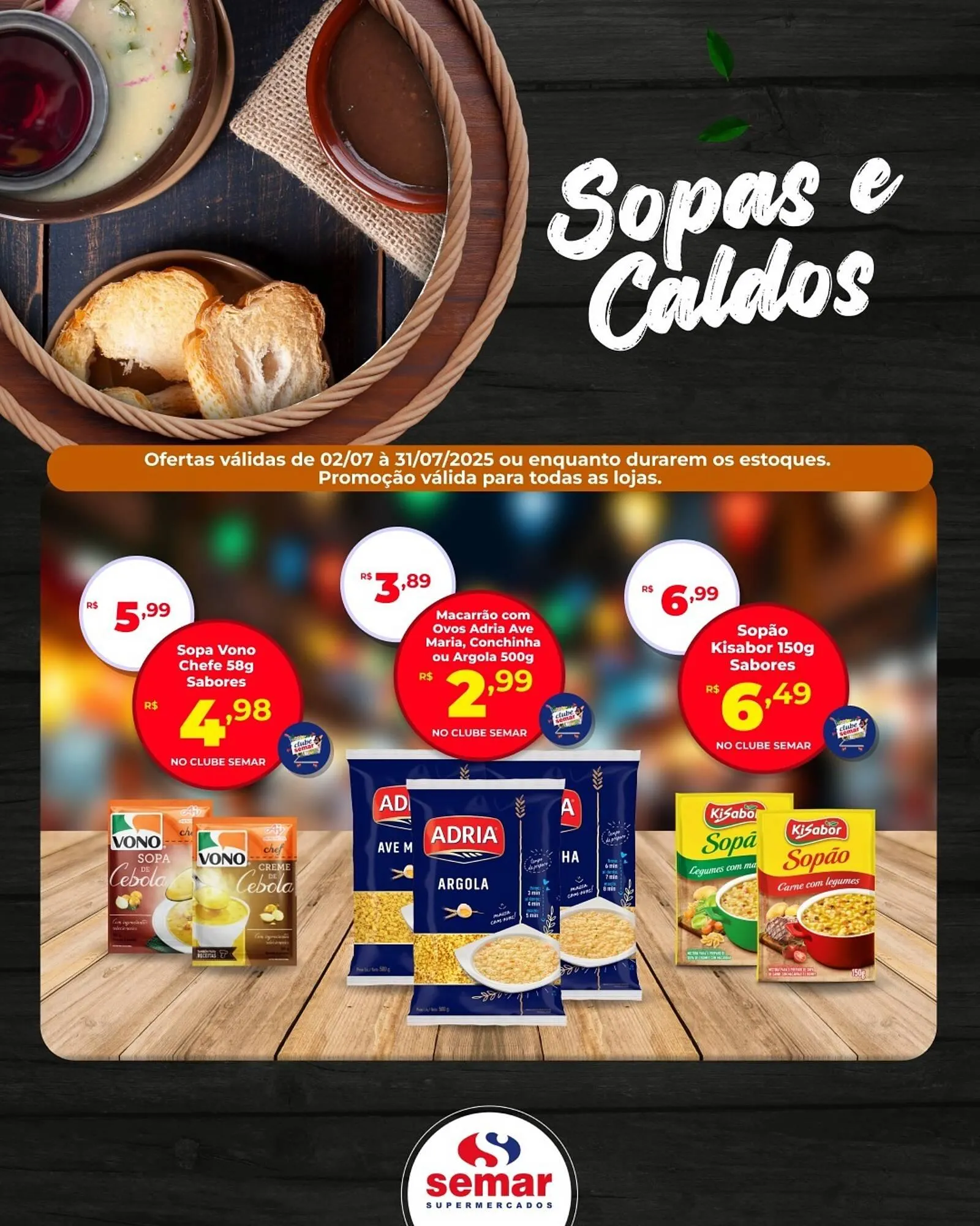 Encarte de Catálogo Semar Supermercado 13 de julho até 31 de julho 2025 - Pagina 3