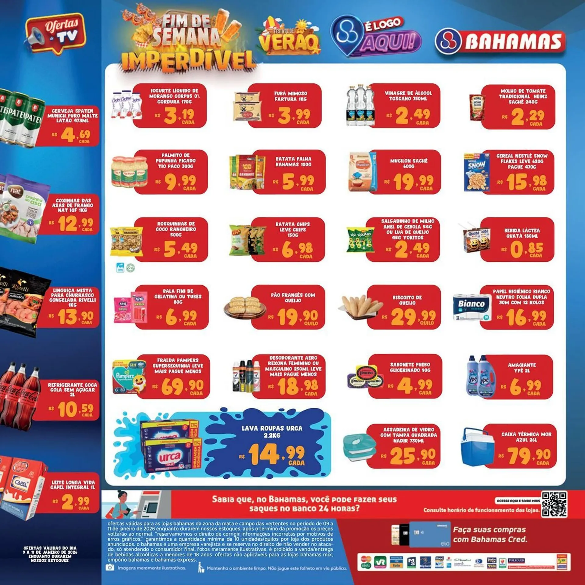 Encarte de Catálogo Bahamas Supermercados 9 de janeiro até 11 de janeiro 2026 - Pagina 2