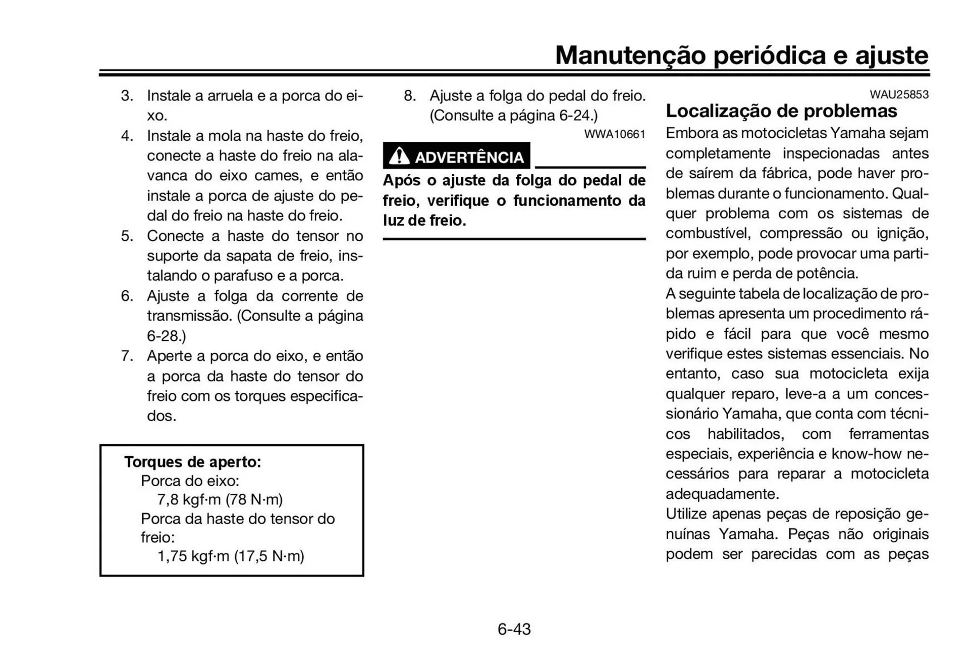 Encarte de Catálogo Yamaha 12 de junho até 31 de dezembro 2025 - Pagina 85