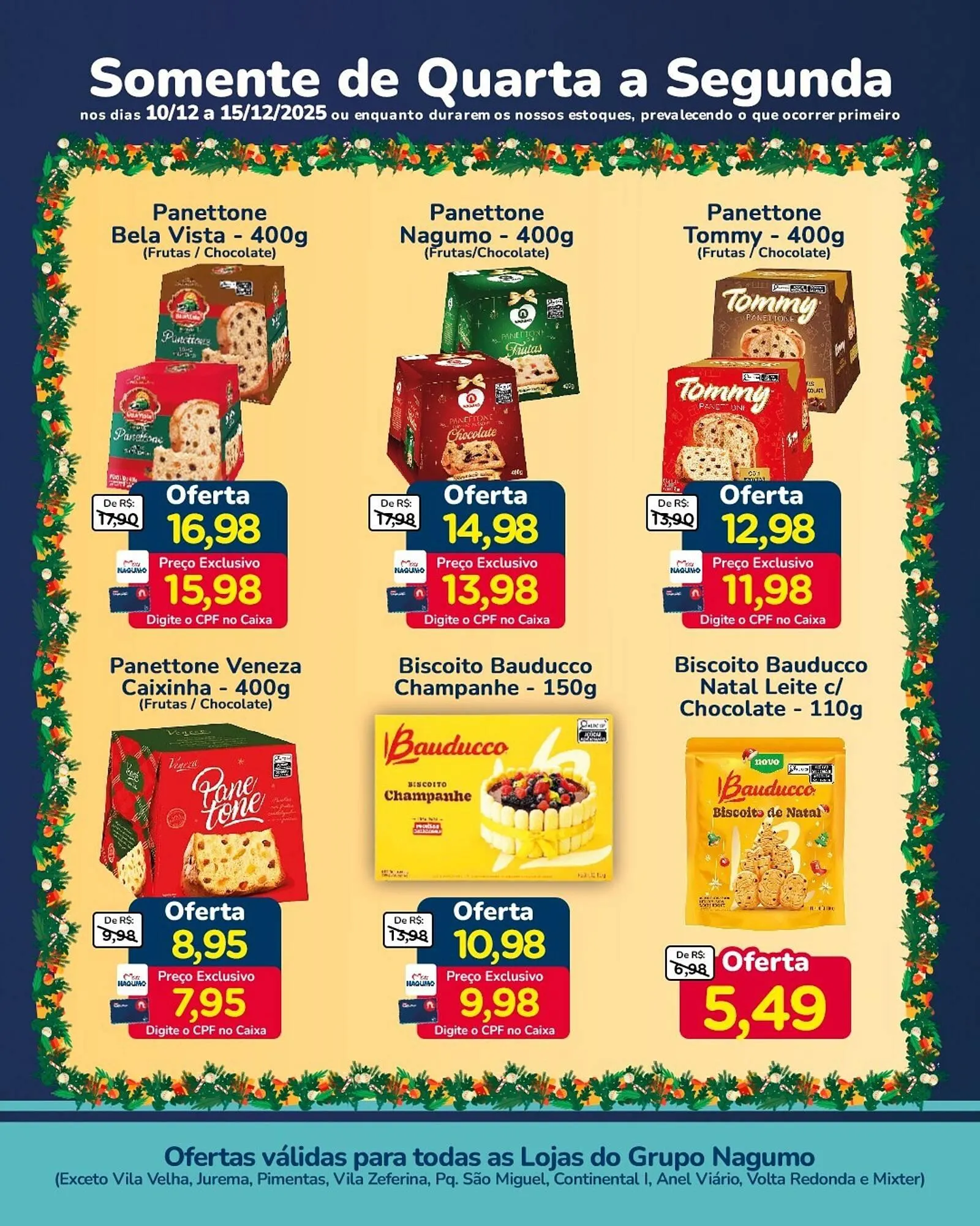 Encarte de Folheto Nagumo 10 de dezembro até 15 de dezembro 2025 - Pagina 3