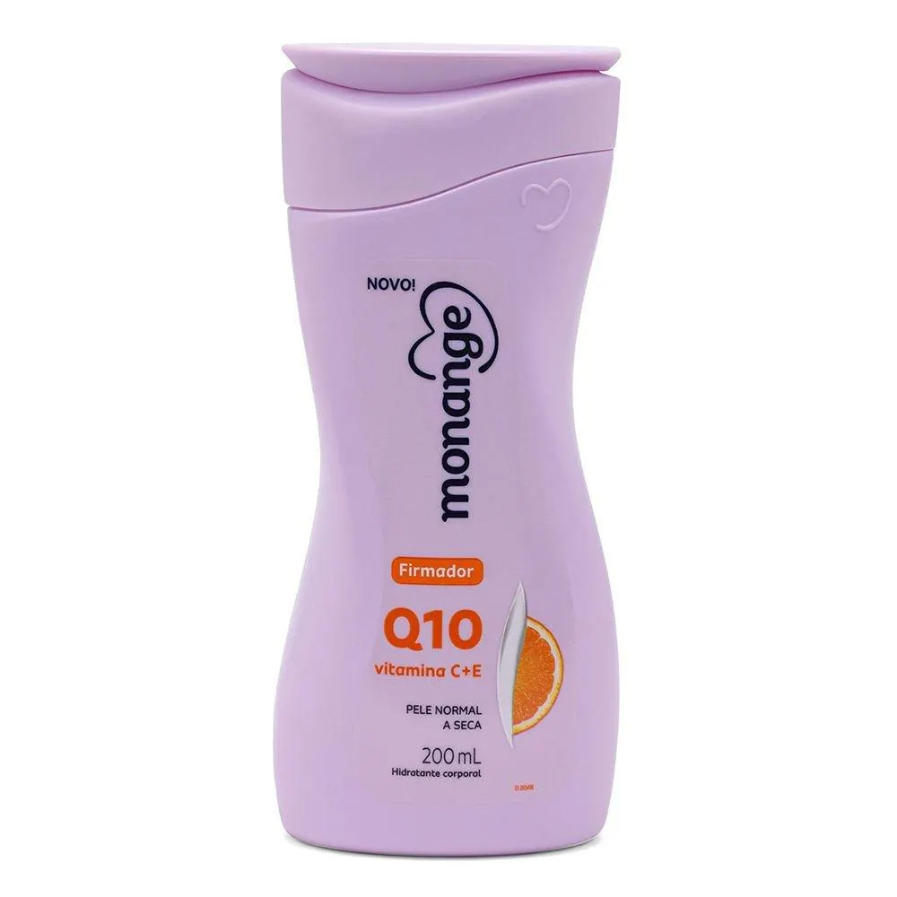 Hidratante Monange Firmador Q10 Vitamina C + E – Pele Normal a Seca com Ação Desodorante 200ml
