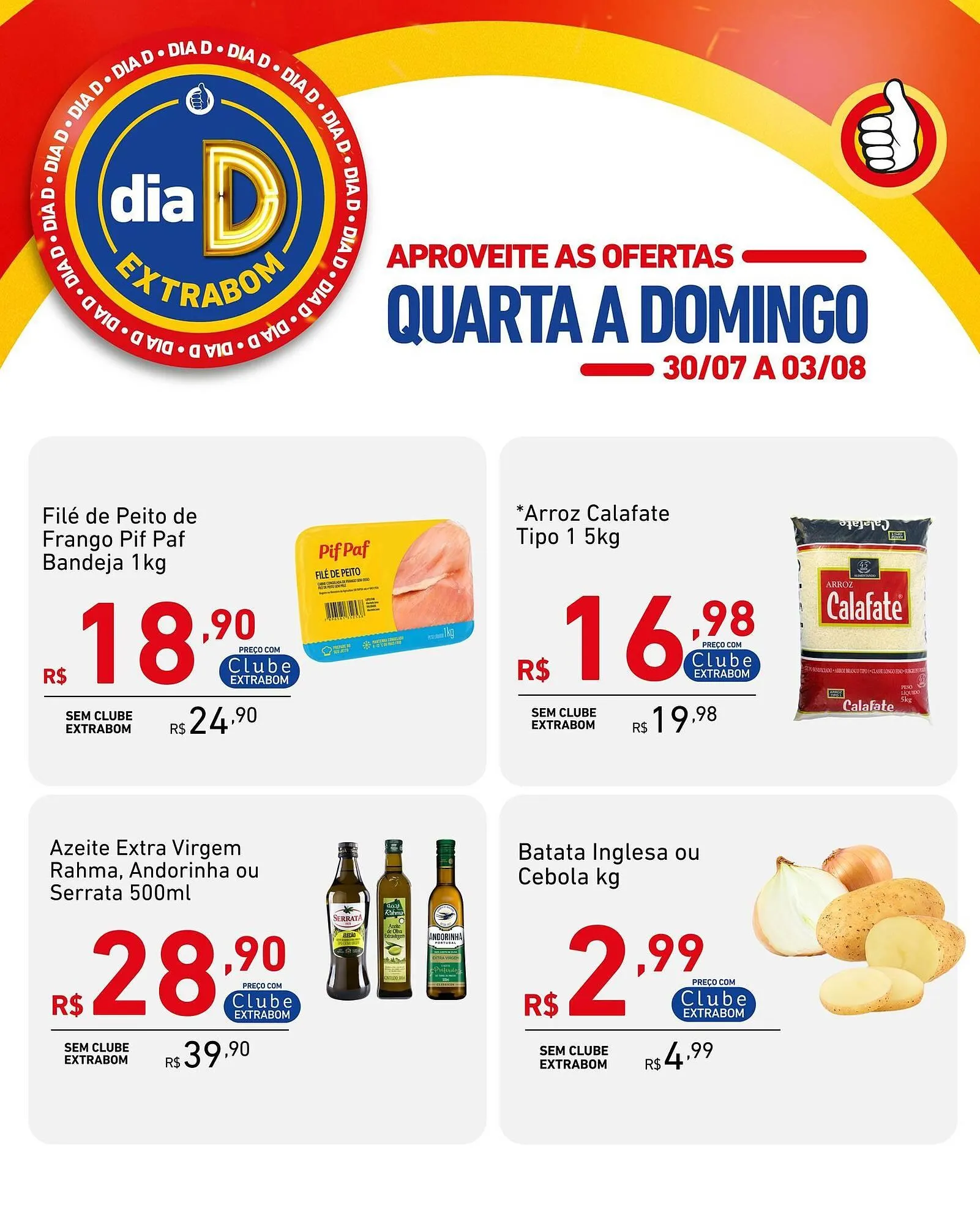 Encarte de Catálogo Extrabom Supermercados 30 de julho até 3 de agosto 2025 - Pagina 1