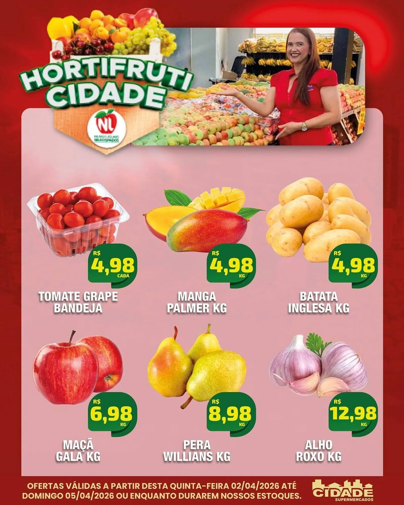 Encarte de Catálogo Cidade Supermercados 2 de abril até 5 de abril 2026 - Pagina 2