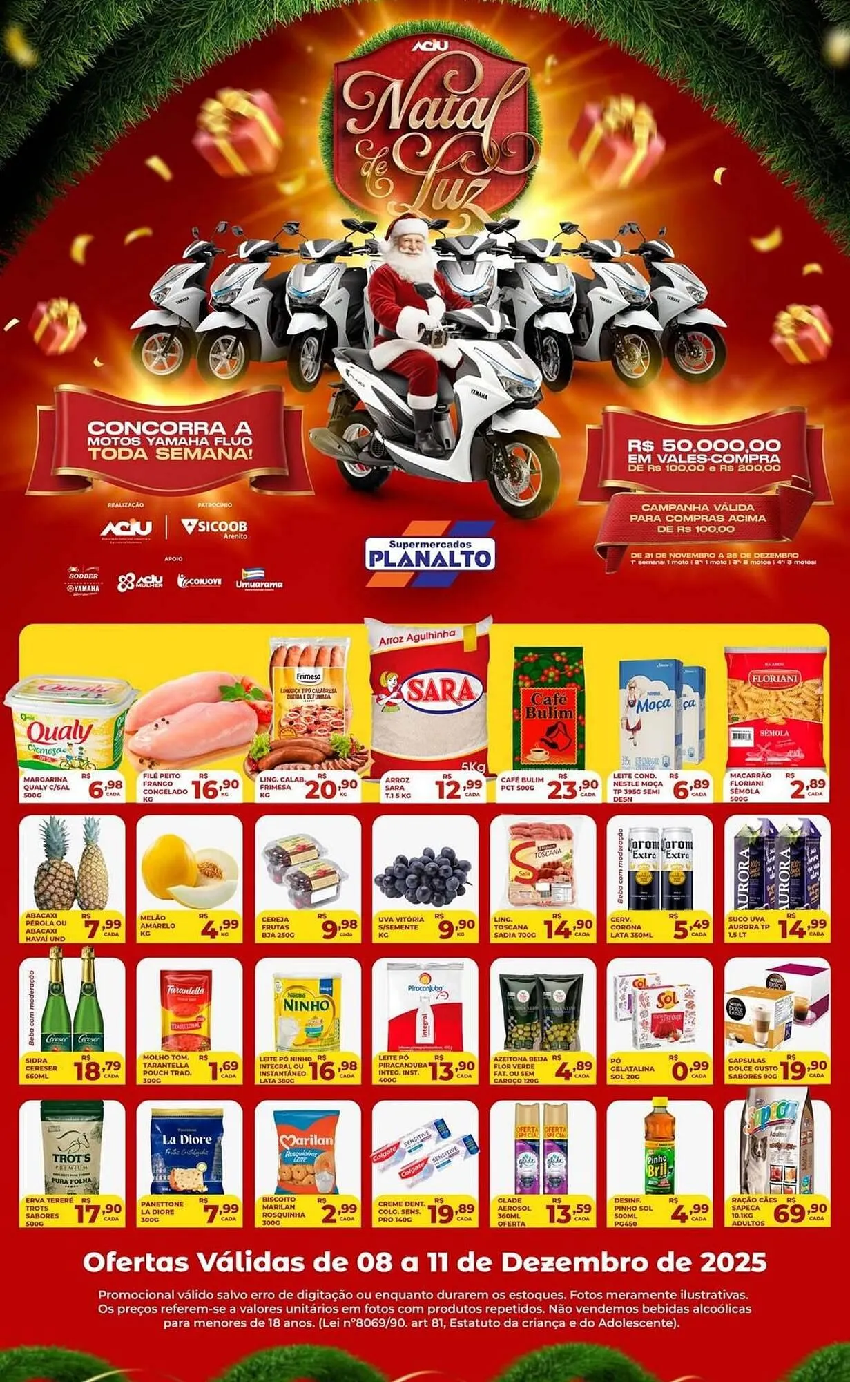 Encarte de Catálogo Supermercados Planalto 9 de dezembro até 11 de dezembro 2025 - Pagina 1