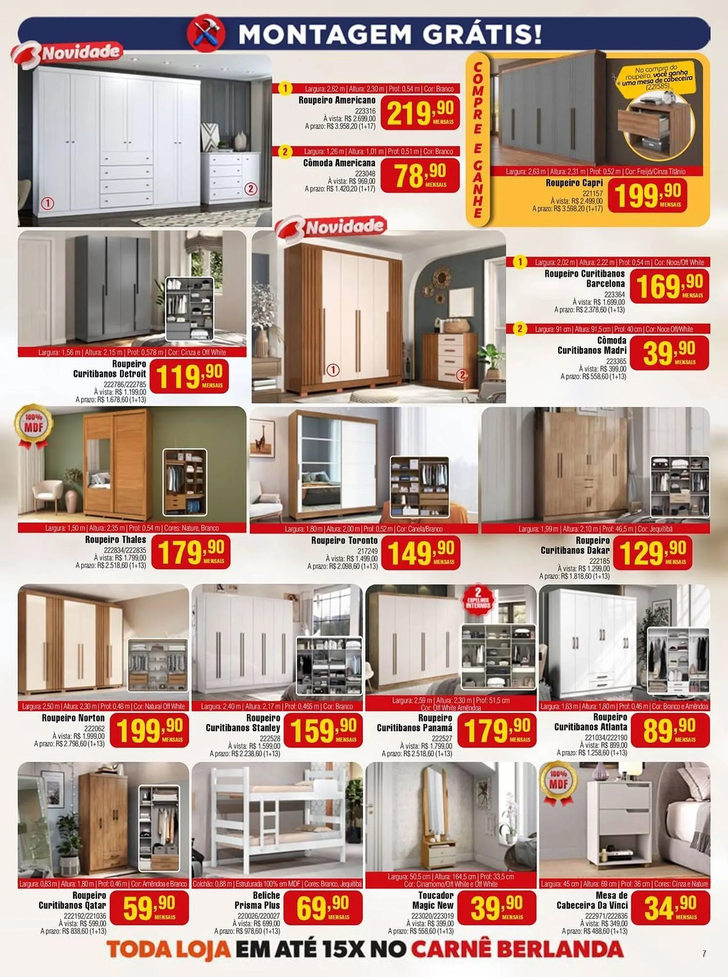 Encarte de Catálogo Berlanda 1 de março até 31 de março 2026 - Pagina 7