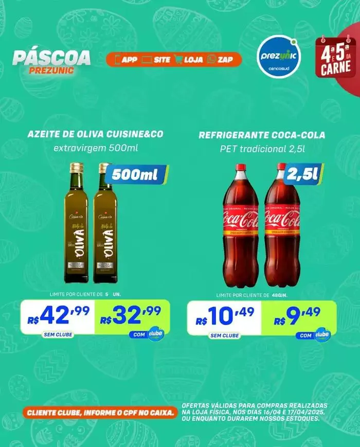 Encarte de Encarte Prezunic 16 de abril até 17 de abril 2025 - Pagina 2