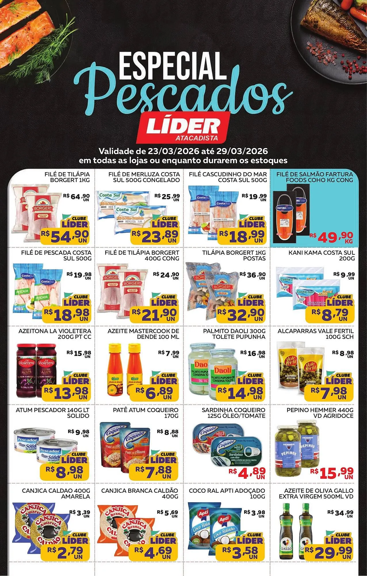 Encarte de Encarte Lider Atacadista 23 de março até 29 de março 2026 - Pagina 1