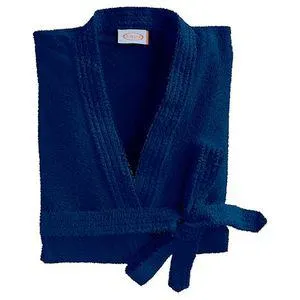 Roupão Felpudo Adulto Quimono Malibú Tamanho G Cor Azul - Lepper