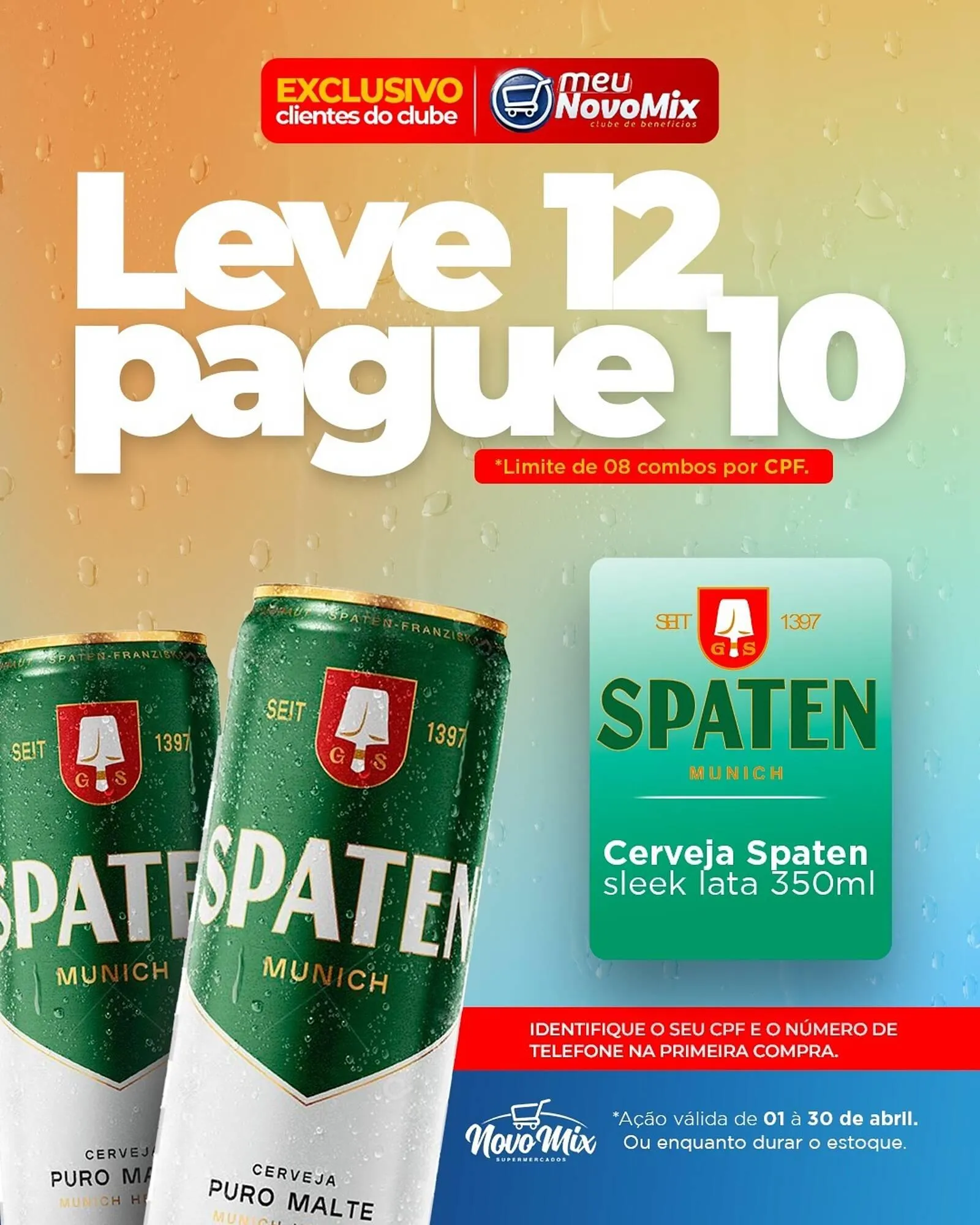 Encarte de Encarte Novo Mix 7 de abril até 30 de abril 2026 - Pagina 1