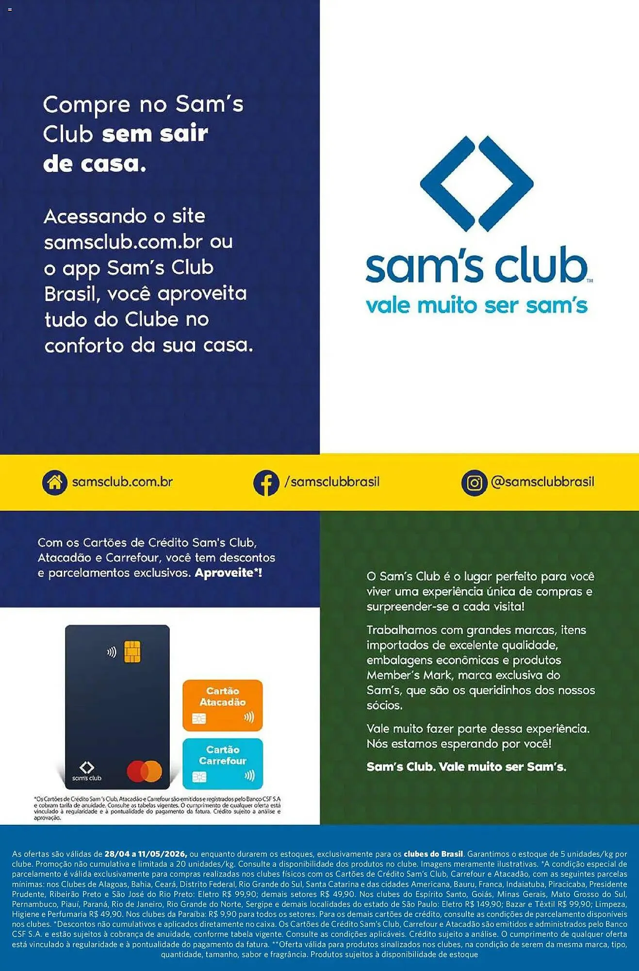 Encarte de Folheto Sam's Club 28 de abril até 11 de maio 2026 - Pagina 7