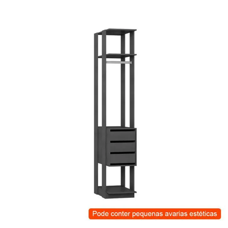 [OUTLET] Guarda-Roupa Modulado Clothes 3 GV Expresso