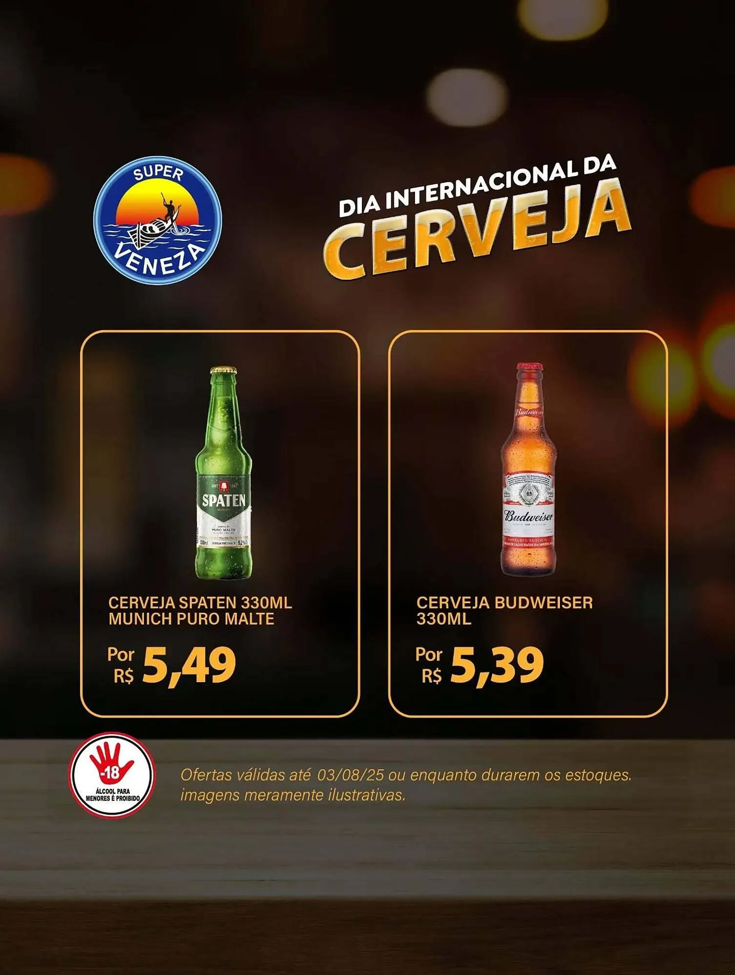 Encarte de Catálogo Super Veneza 1 de agosto até 3 de agosto 2025 - Pagina 1