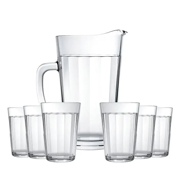 Conjunto de Jarra e Copos - Copo Americano 7 peças
