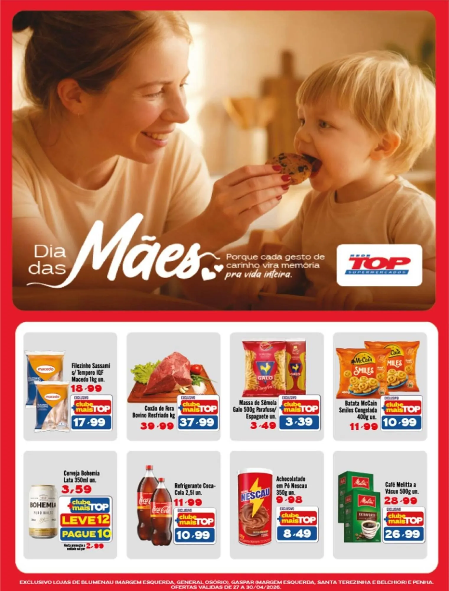 Encarte de Encarte Rede Top 28 de abril até 30 de abril 2026 - Pagina 1
