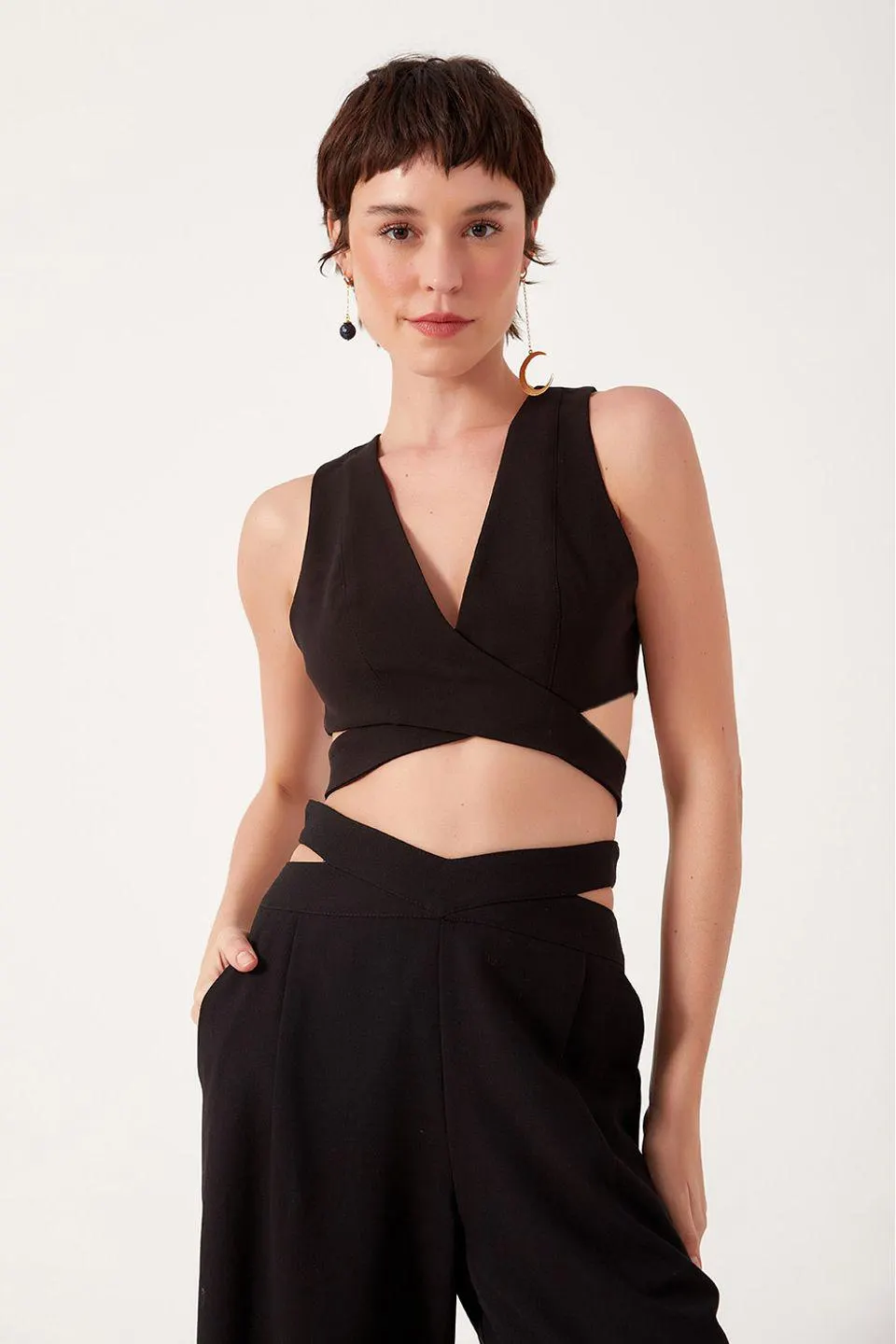 Top Alfaiataria Transpassado