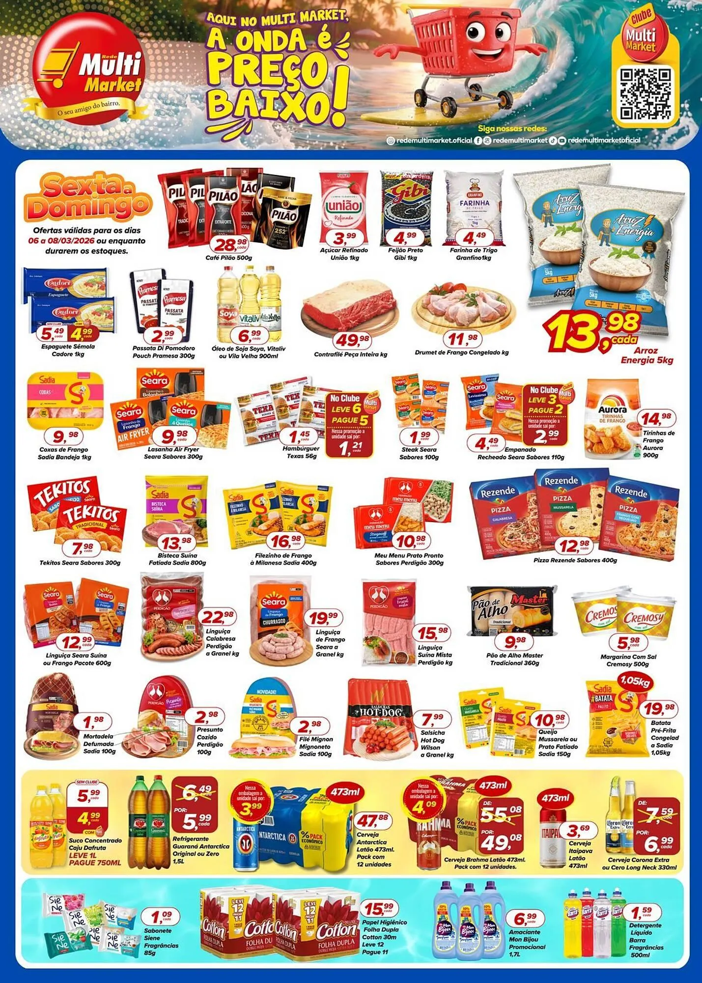 Encarte de Encarte Rede Multi Market 6 de março até 8 de março 2026 - Pagina 1