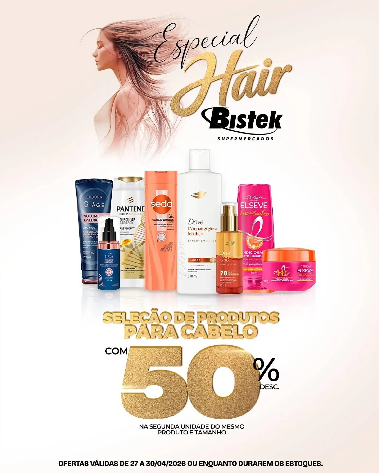 Encarte de Encarte Bistek Supermercados 27 de março até 30 de abril 2026 - Pagina 1