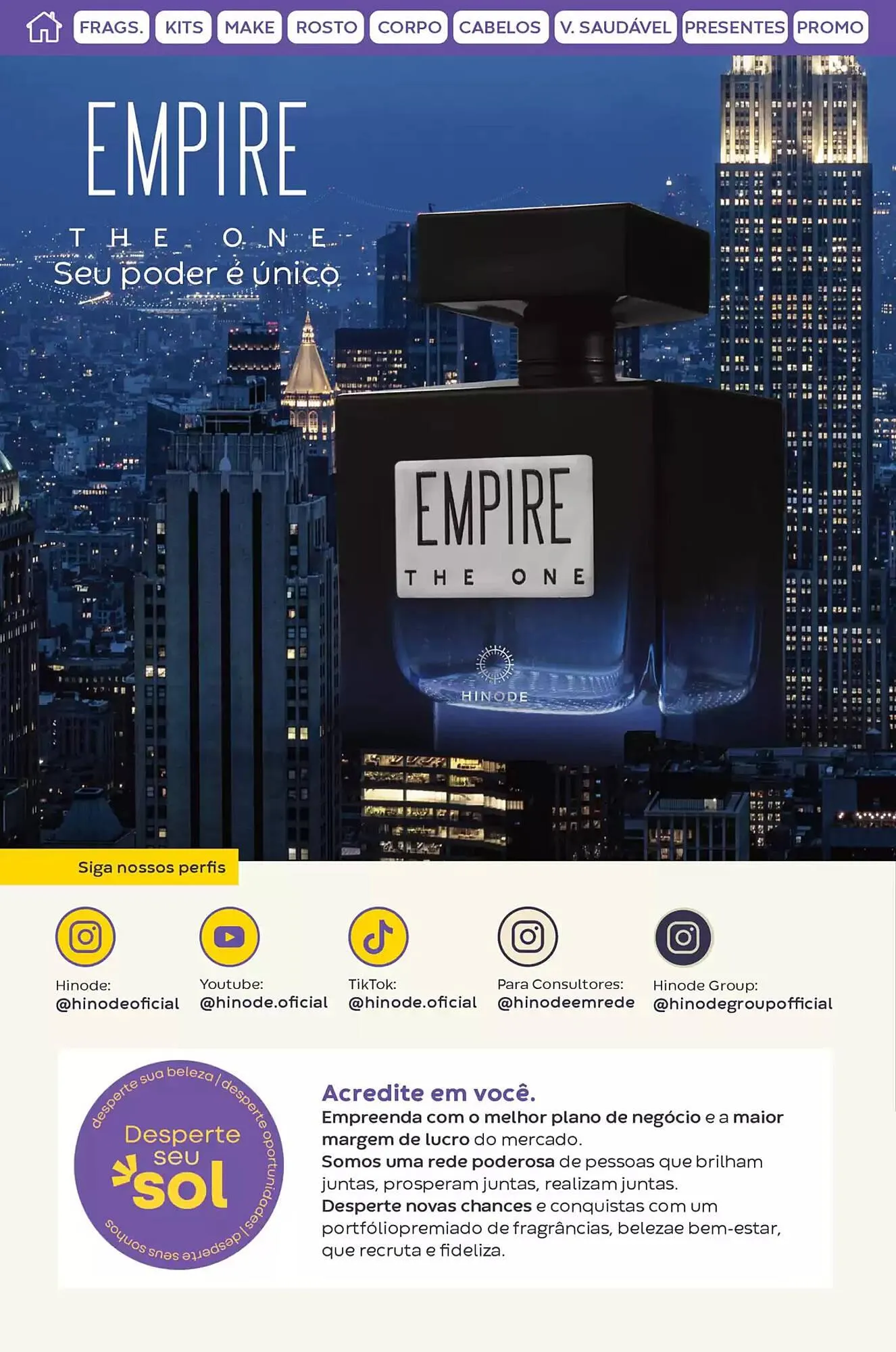 Encarte de Catálogo Hinode 1 de abril até 30 de abril 2025 - Pagina 118