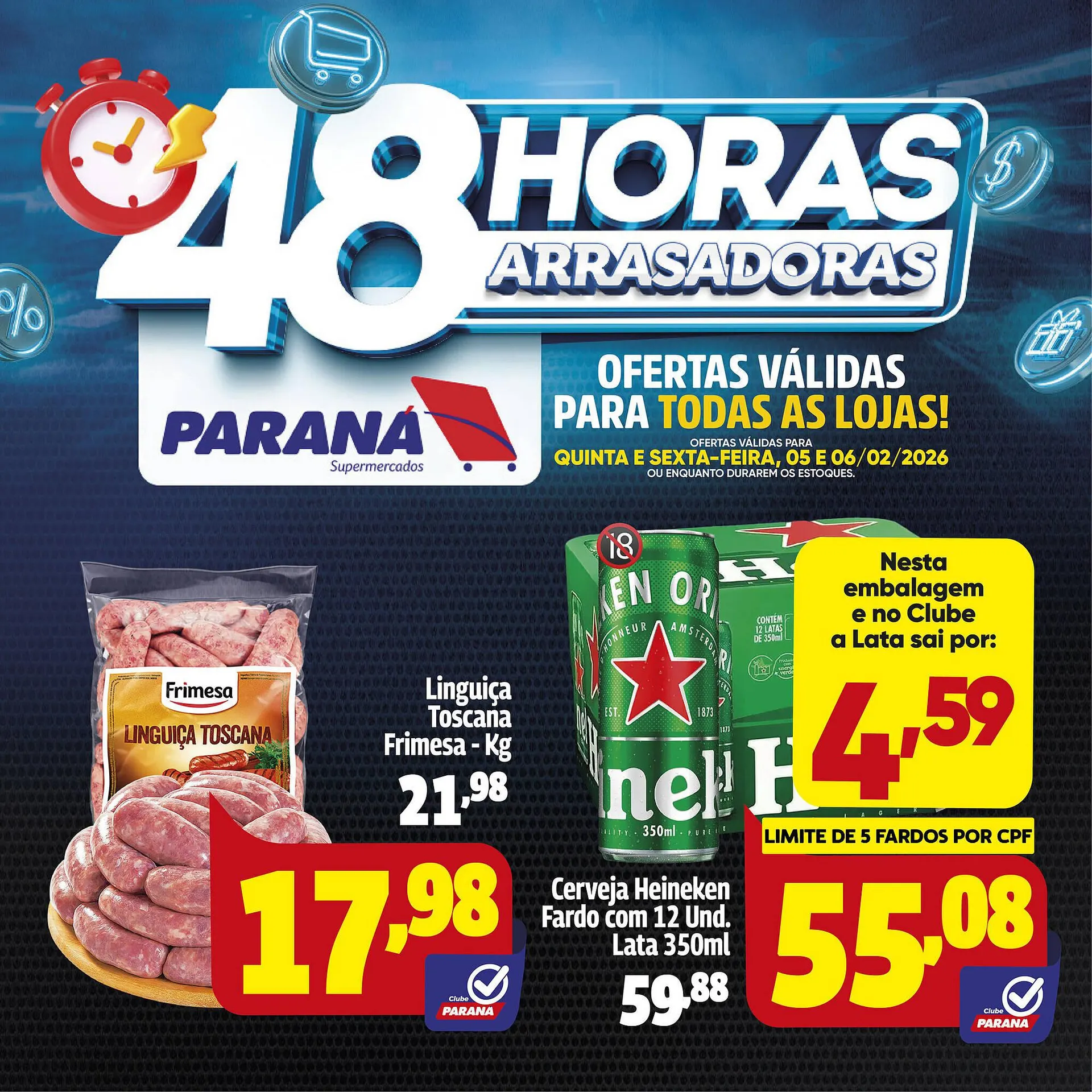 Encarte de Folheto Supermercado Paraná 5 de fevereiro até 6 de fevereiro 2026 - Pagina 2