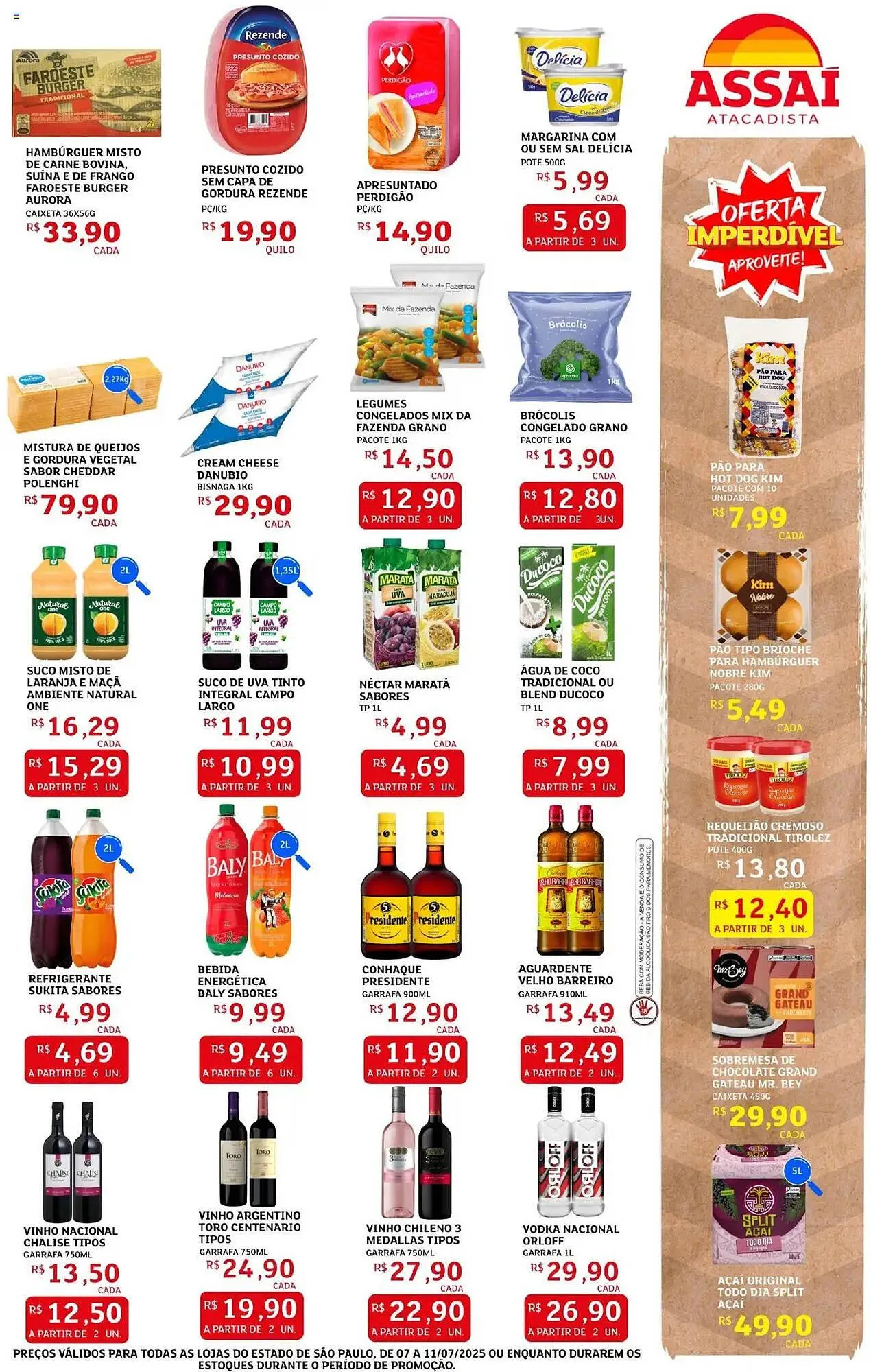 Encarte de Catálogo Assaí Atacadista 7 de julho até 11 de julho 2025 - Pagina 3