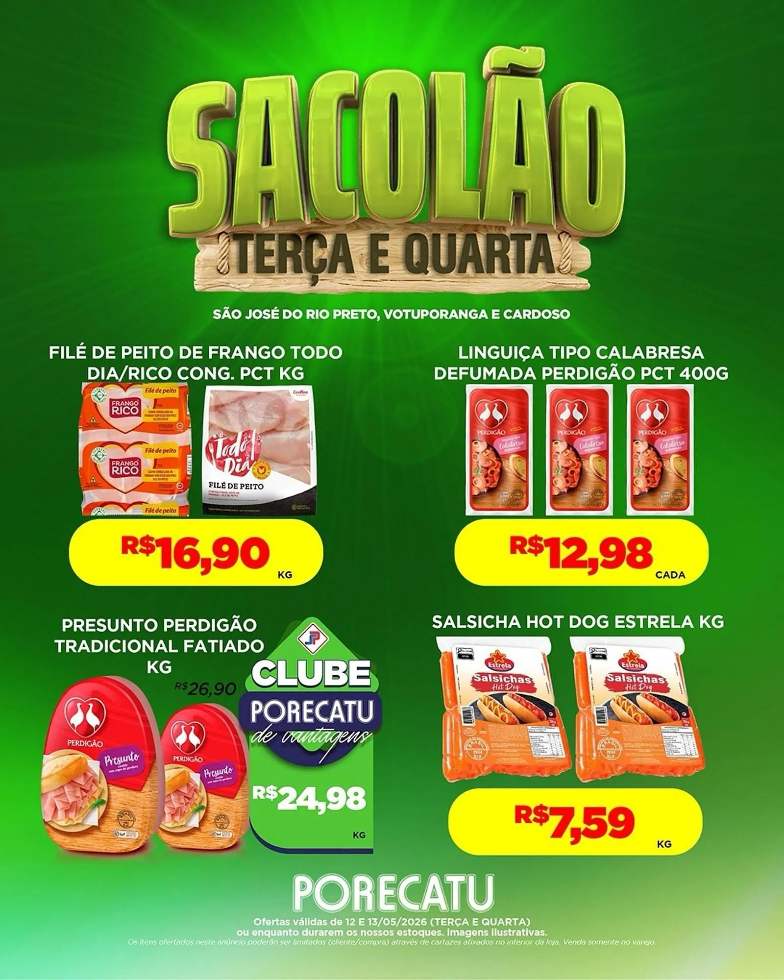 Encarte de Catálogo Supermercado Porecatu 12 de maio até 13 de maio 2026 - Pagina 8