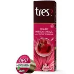 Capsula Cha Tres 3g C/10 Hibisco E Maça