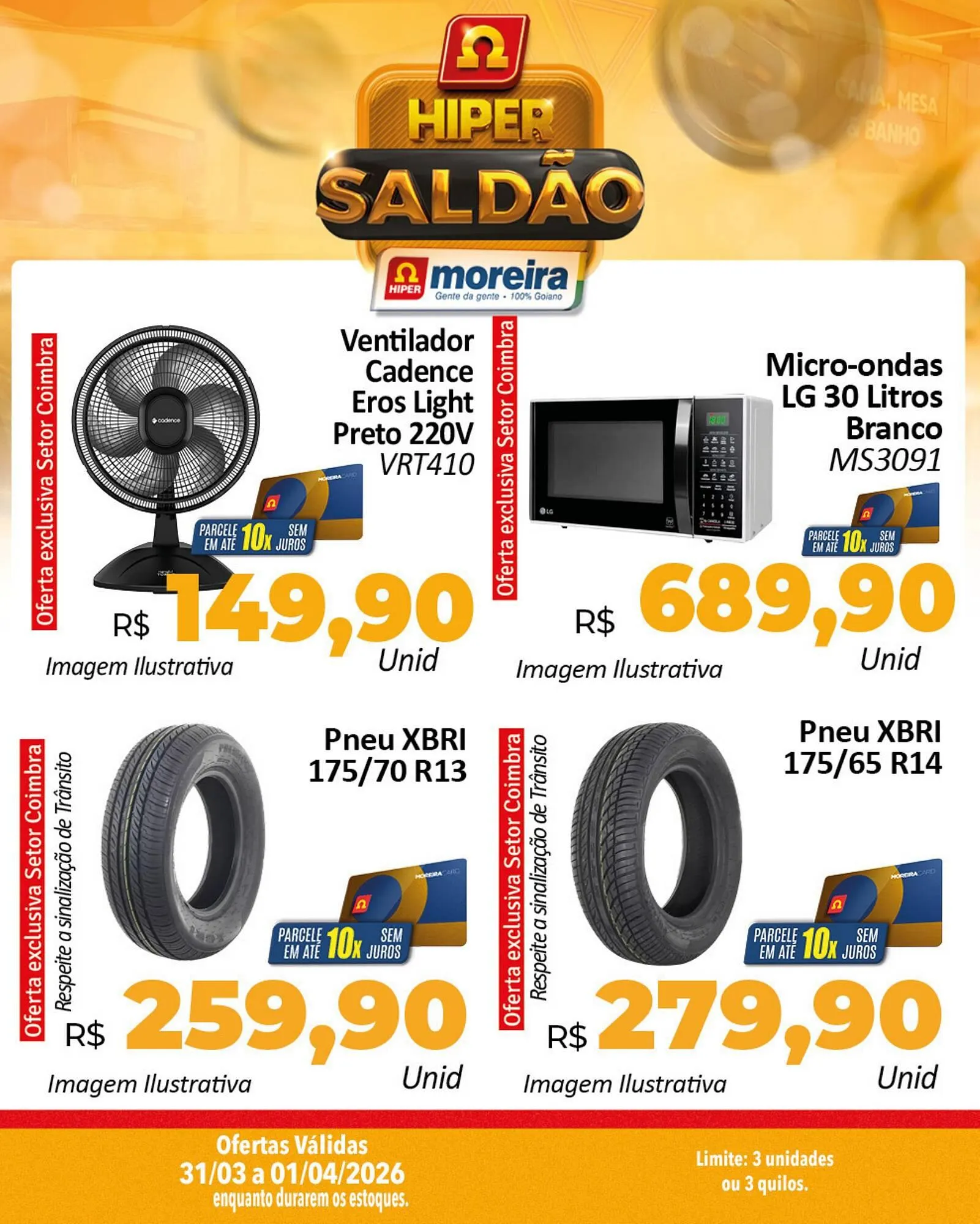 Encarte de Catálogo Hiper Moreira 31 de março até 1 de abril 2026 - Pagina 3