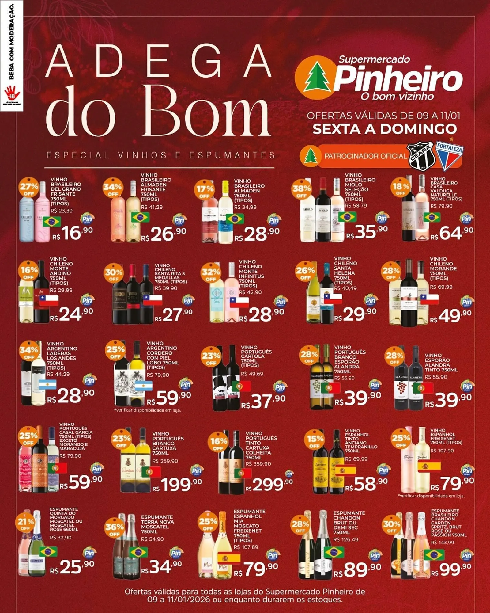 Encarte de Encarte Pinheiro Supermercado 9 de janeiro até 11 de janeiro 2026 - Pagina 2