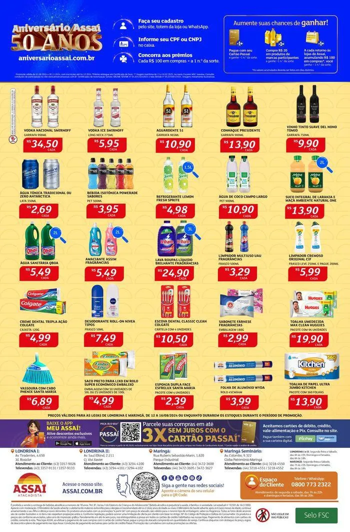 Encarte de PREÇOS VÁLIDOS PARA AS LOJAS DE LONDRINA E MARINGÁ 12 de agosto até 16 de agosto 2024 - Pagina 4