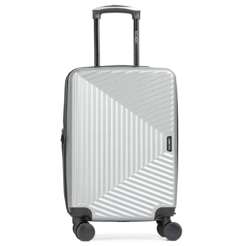 Mala Pequena ABS 4 Rodas Stadium Prata