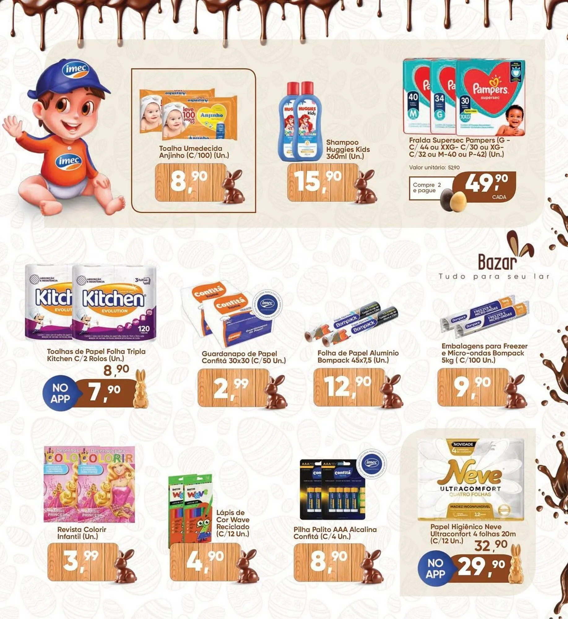 Encarte de Catálogo Imec Supermercados 25 de março até 5 de abril 2026 - Pagina 18