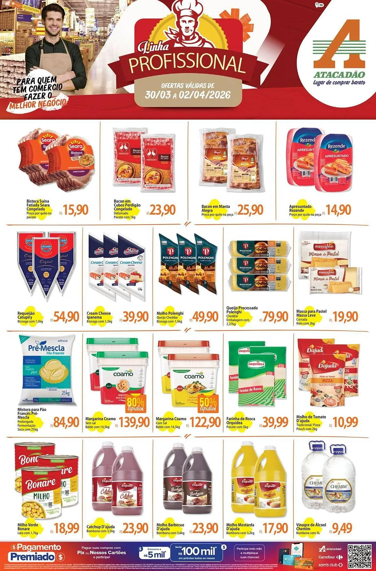Encarte de Folheto Atacadão 30 de março até 2 de abril 2026 - Pagina 1