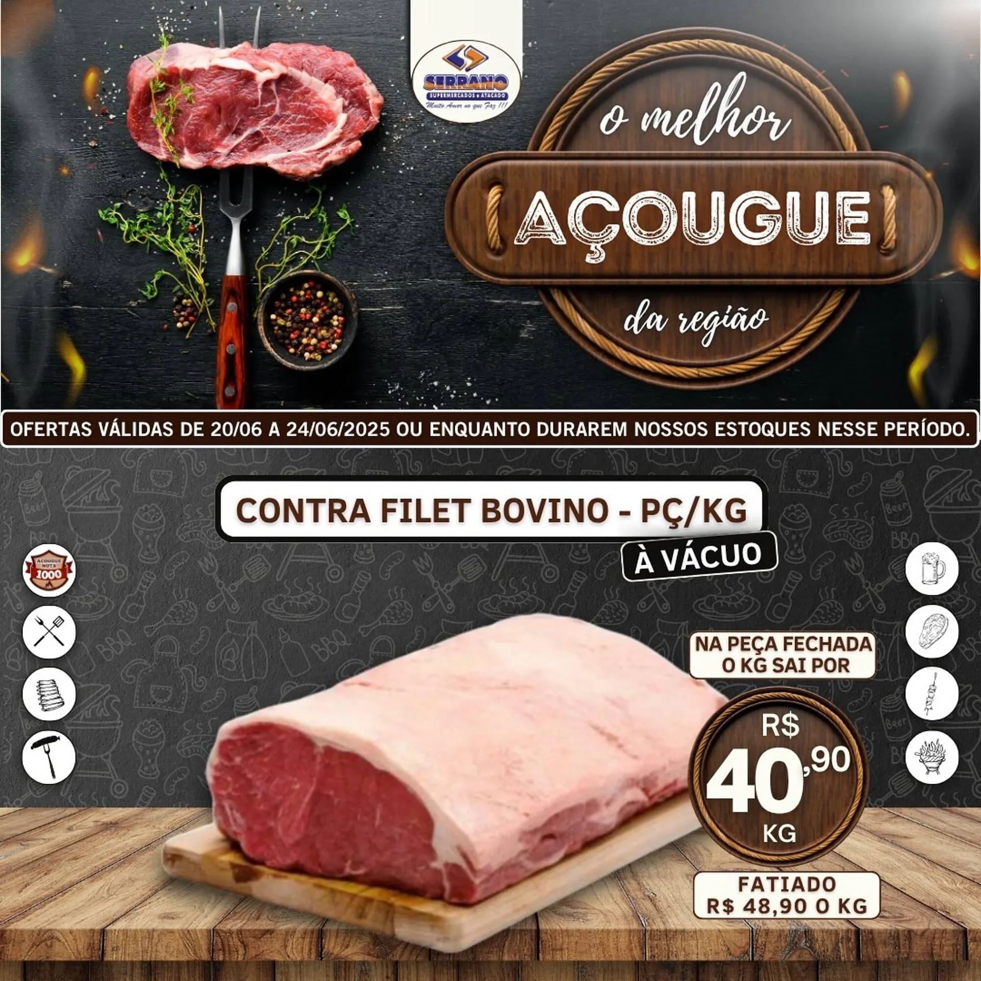 Encarte de Catálogo Serrano Supermercado 22 de junho até 24 de junho 2025 - Pagina 5