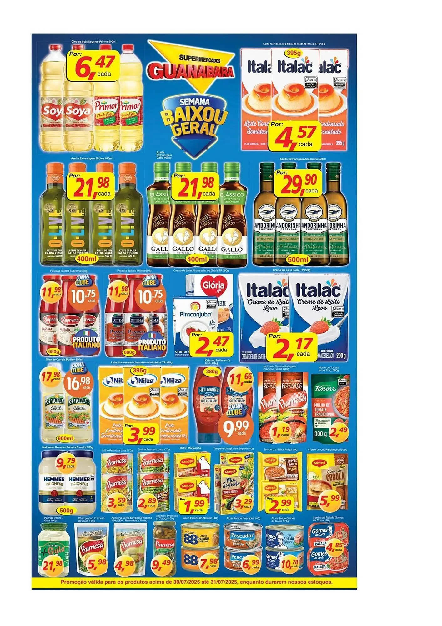 Encarte de Catálogo Supermercados Guanabara 30 de julho até 31 de julho 2025 - Pagina 3