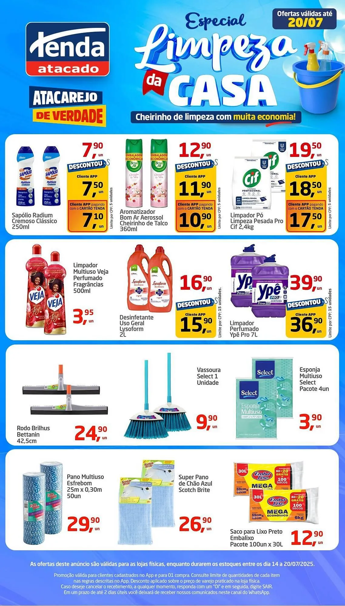 Encarte de Catálogo Tenda Atacado 14 de julho até 20 de julho 2025 - Pagina 1