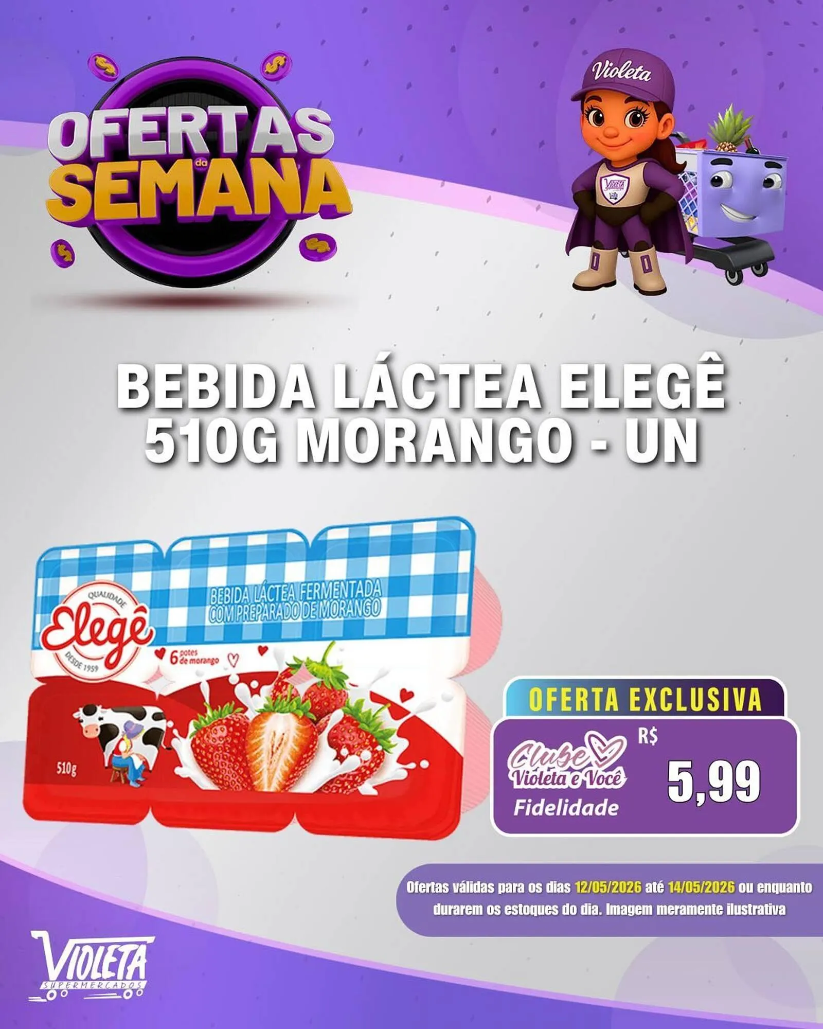 Encarte de Catálogo Violeta Supermercados 12 de maio até 14 de maio 2026 - Pagina 5