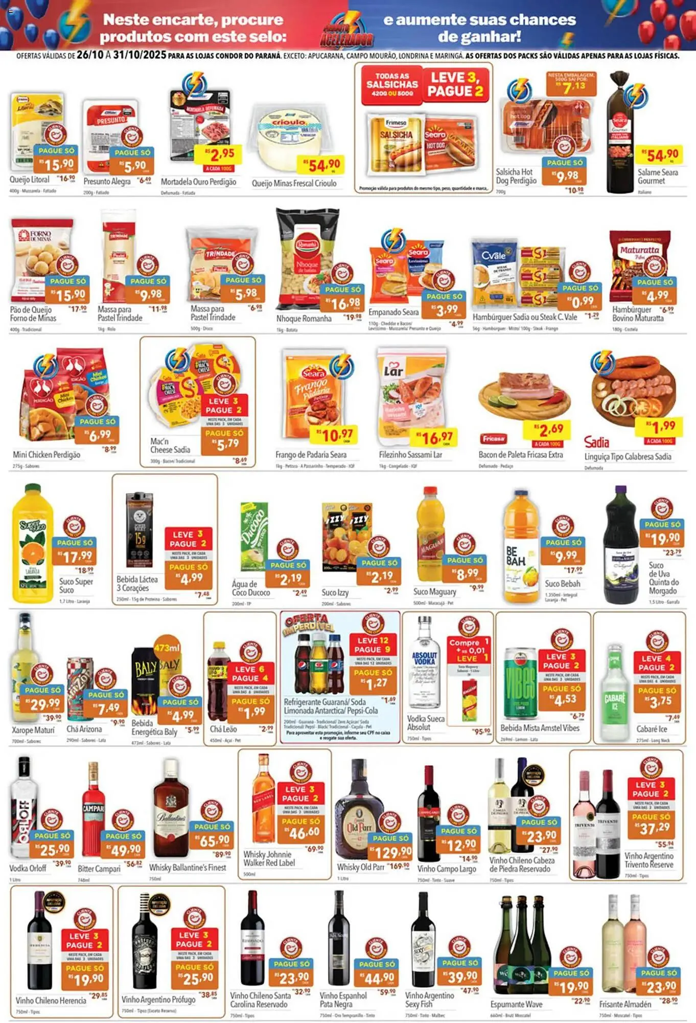 Encarte de Catálogo Supermercados Condor 27 de outubro até 31 de outubro 2025 - Pagina 3