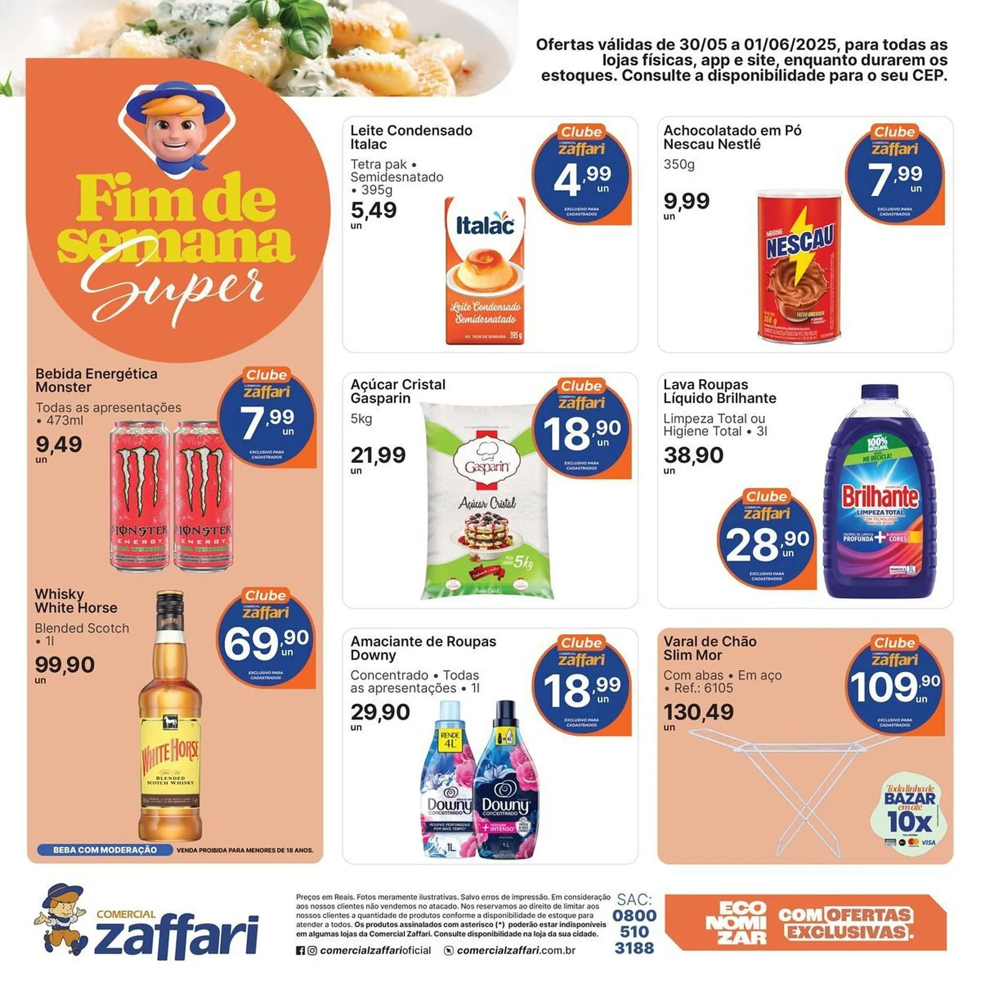 Encarte de Catálogo Comercial Zaffari 30 de maio até 1 de junho 2025 - Pagina 1