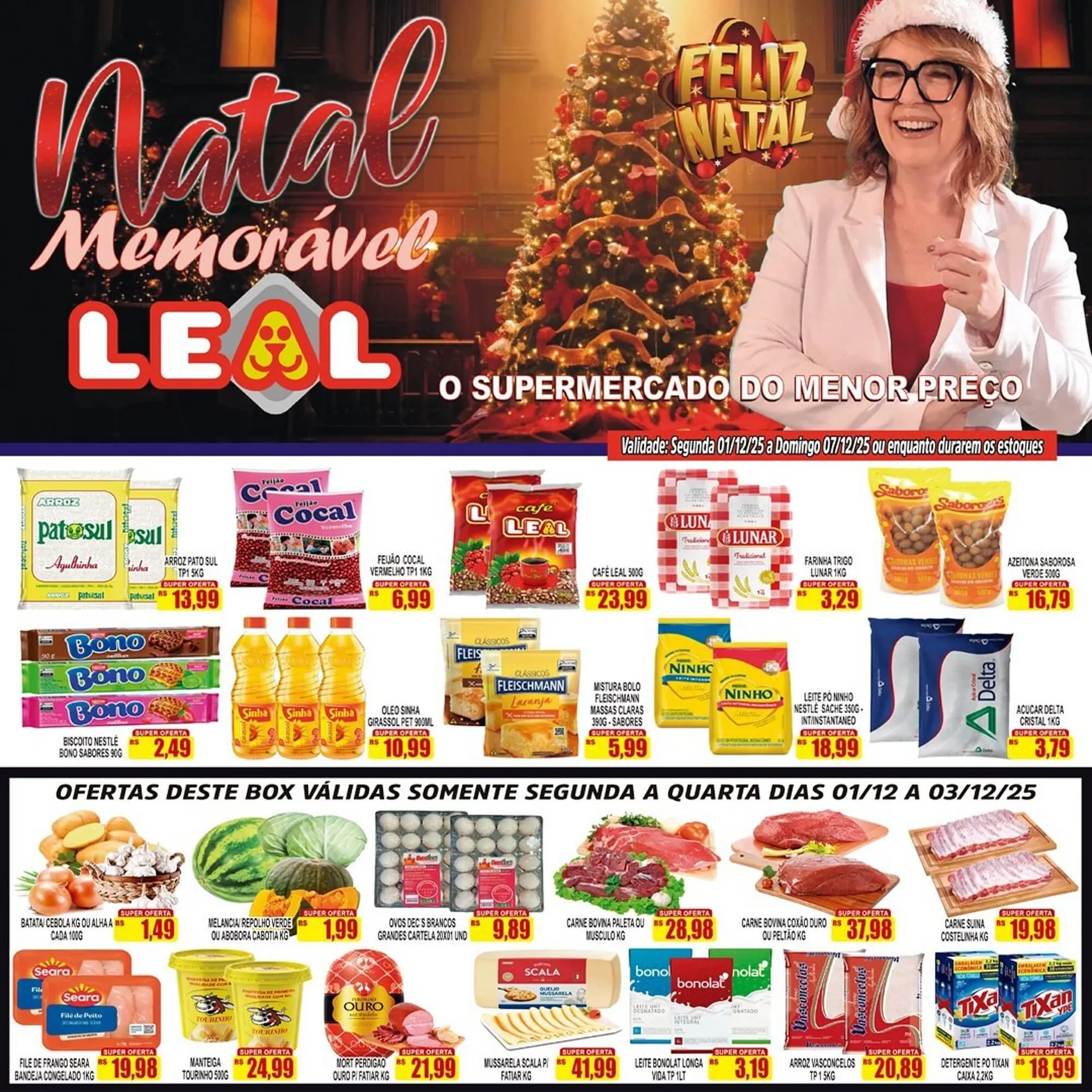 Encarte de Folheto Supermercado leal 1 de dezembro até 7 de dezembro 2025 - Pagina 2