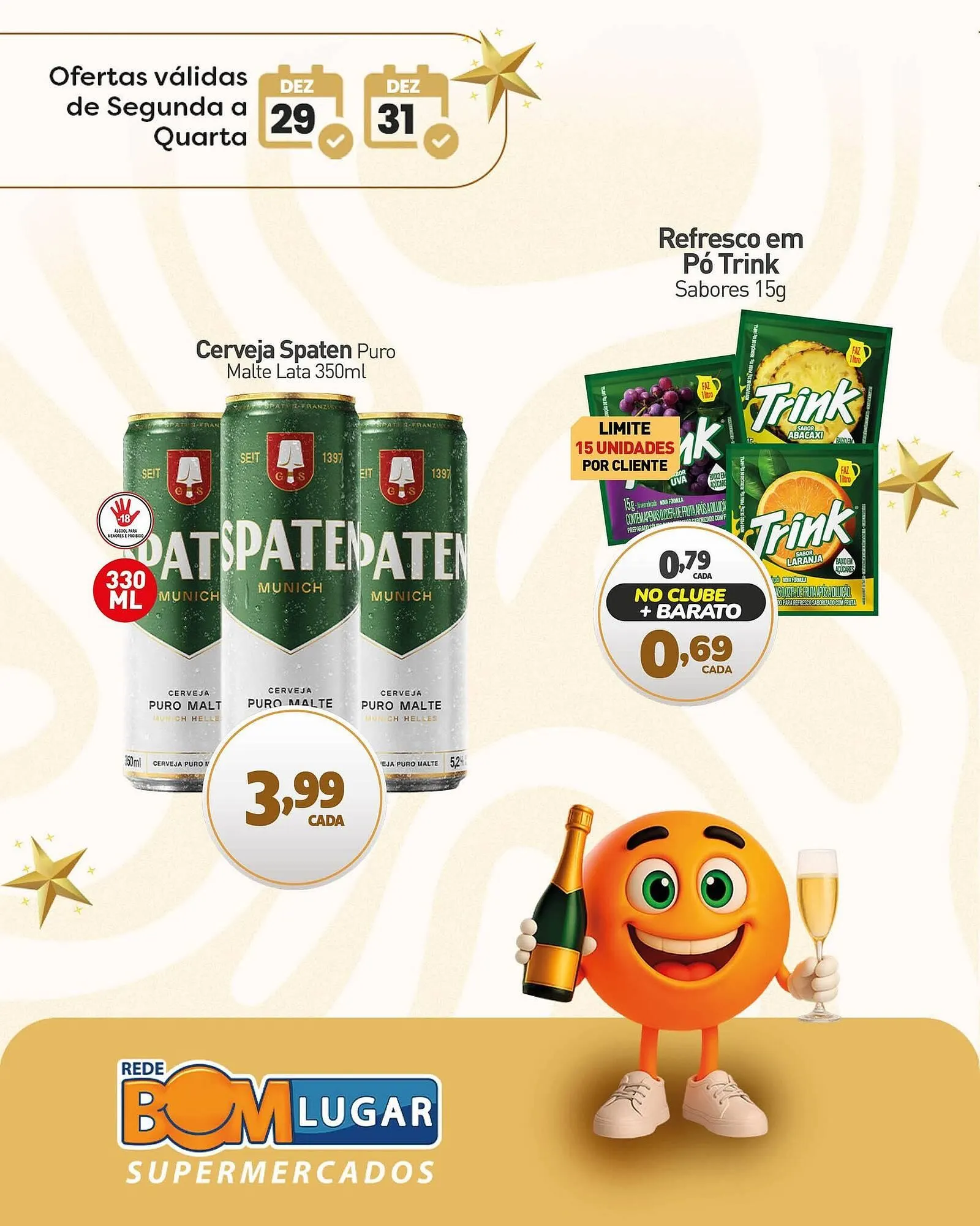 Encarte de Folheto Rede Bom Lugar 29 de dezembro até 31 de dezembro 2025 - Pagina 1