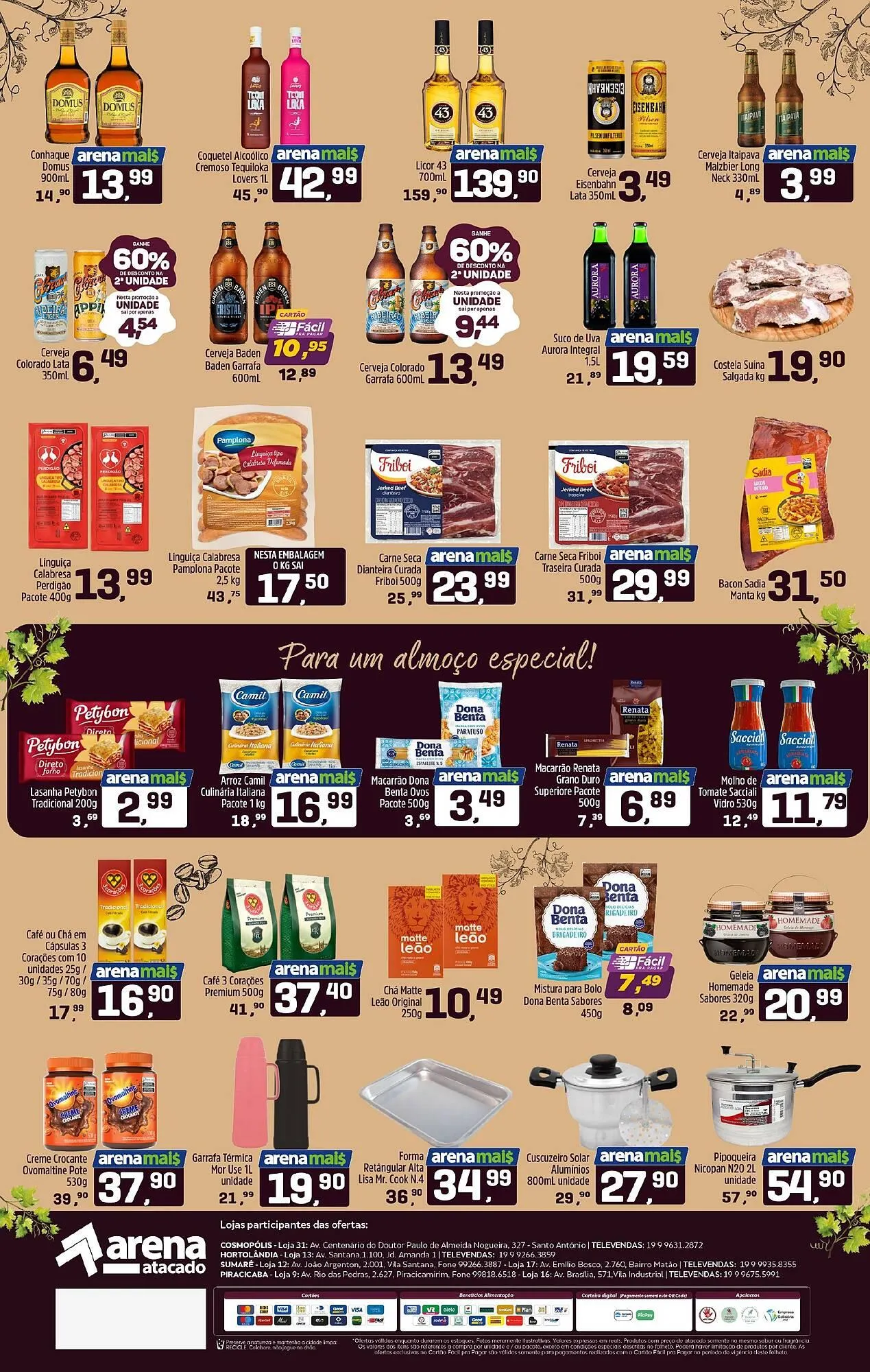 Encarte de Catálogo Arena Atacado 18 de julho até 3 de agosto 2025 - Pagina 2