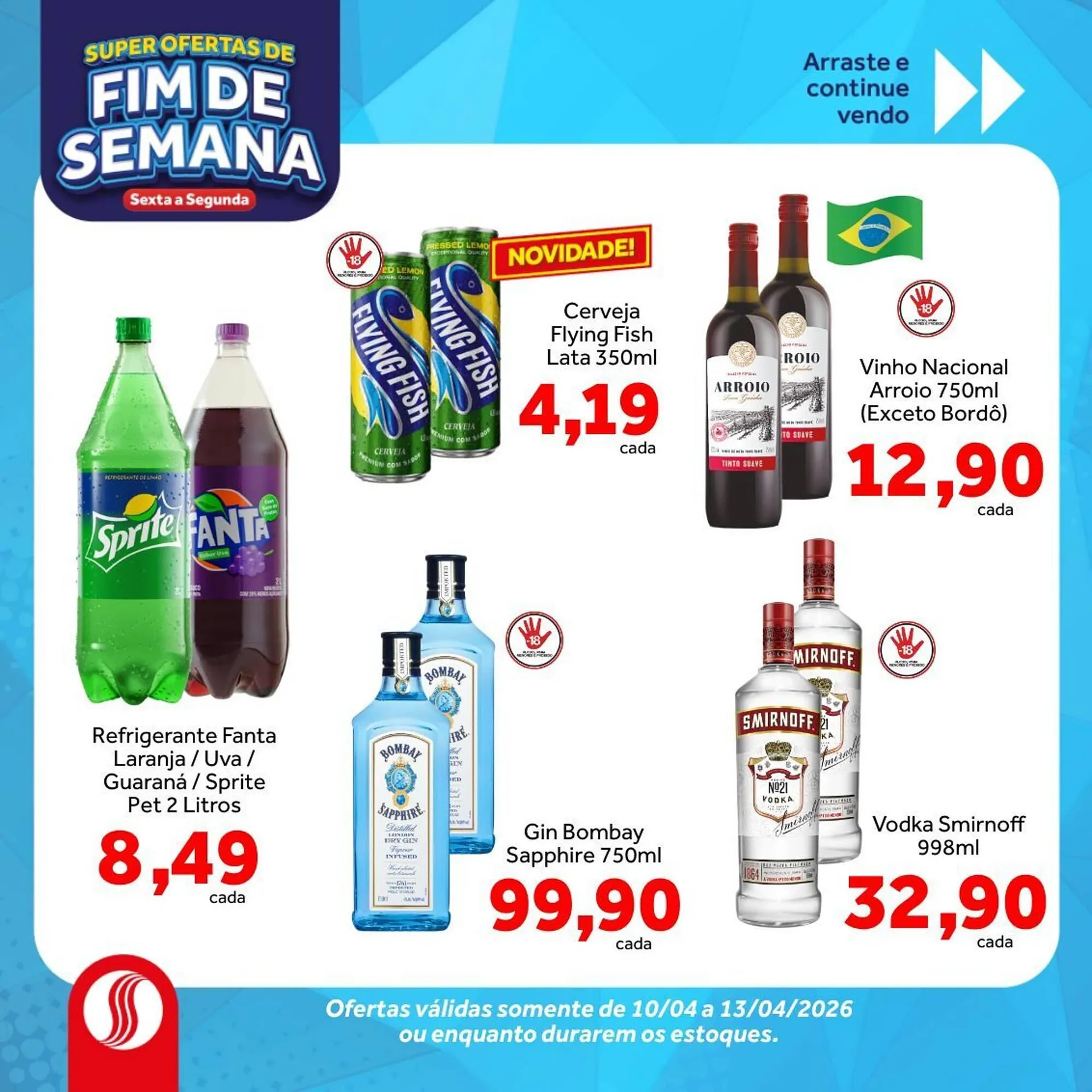 Encarte de Folheto Shibata Supermercados 10 de abril até 13 de abril 2026 - Pagina 3