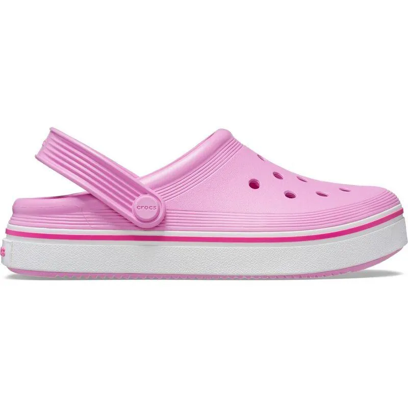 Sandália Crocs Off Court Clog Juvenil TAFFY PINK
